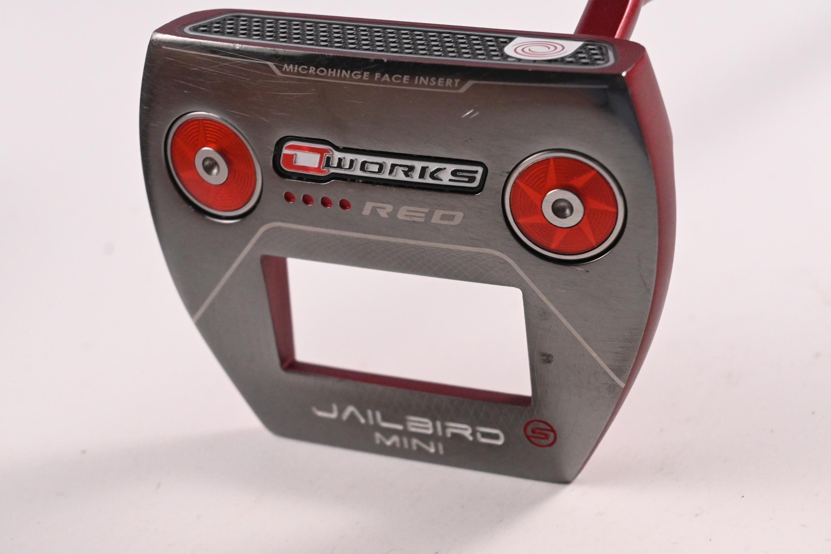 Odyssey O-Works Red Jailbird Mini S Putter / 34 Inch