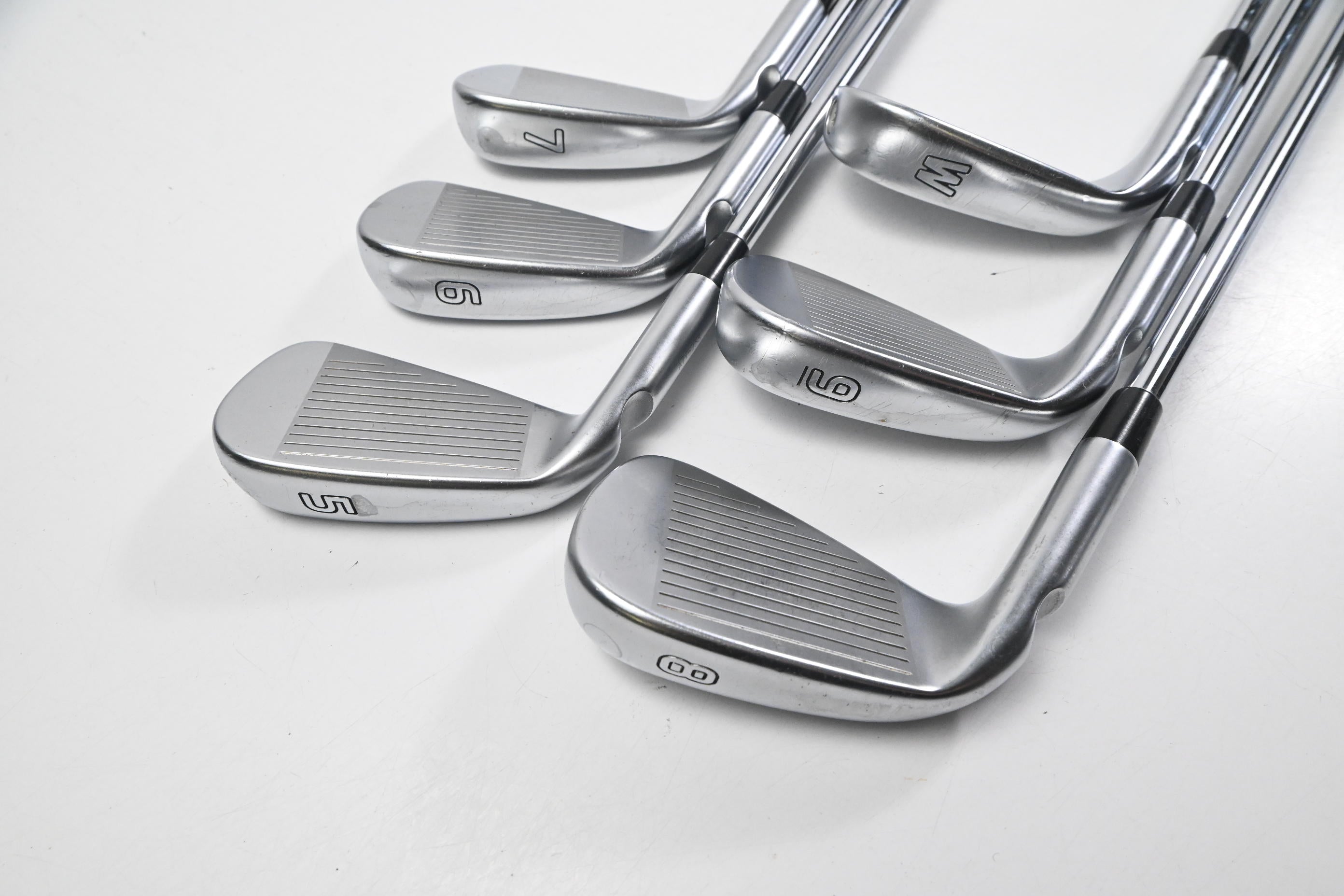 Ping i500 Irons / 5-PW / White Dot / Regular Flex Ping AWT 2.0 Shafts