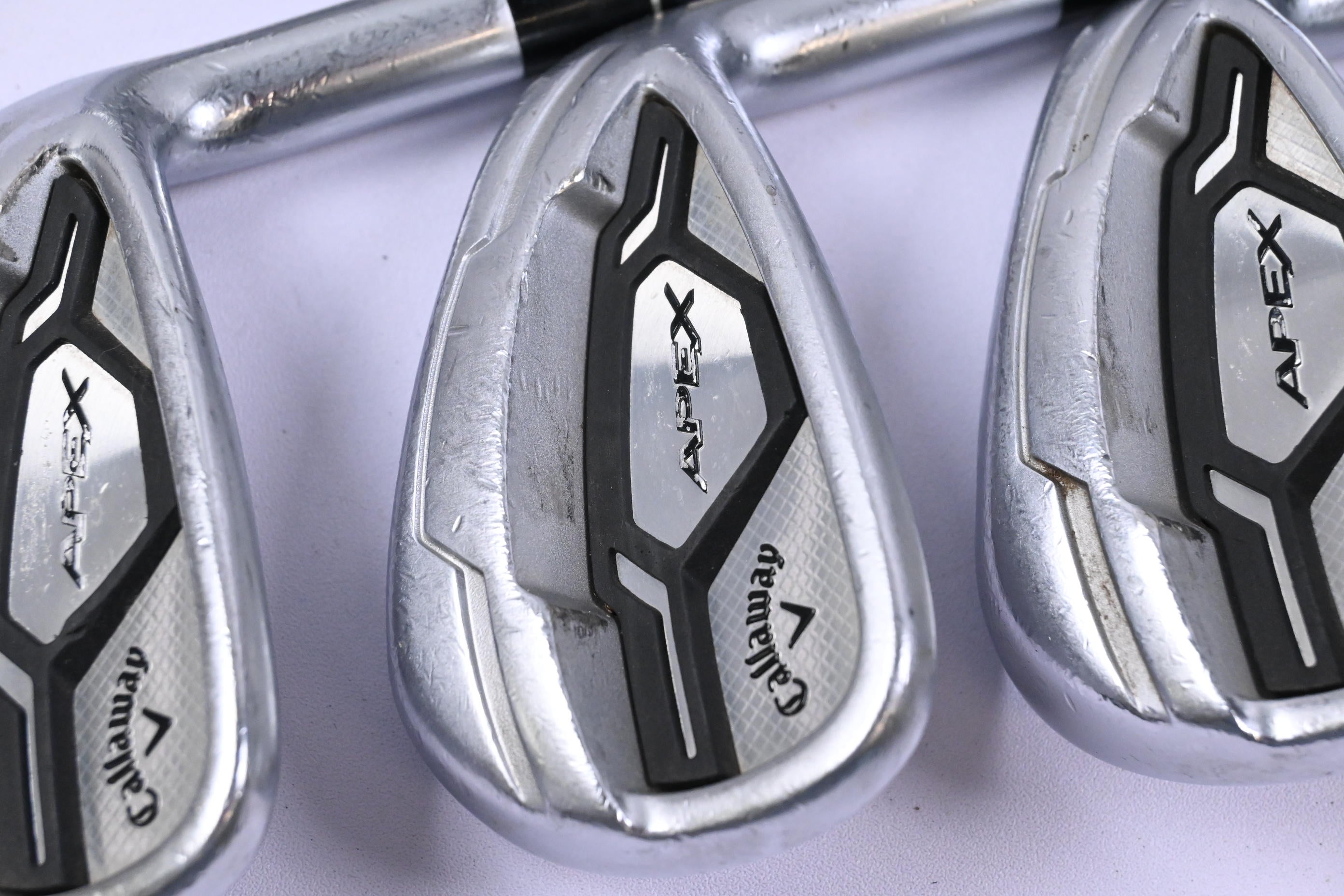 Callaway Apex CF16 Irons / 4-PW+GW+SW / Stiff Flex KBS Tour-V 110 Shafts