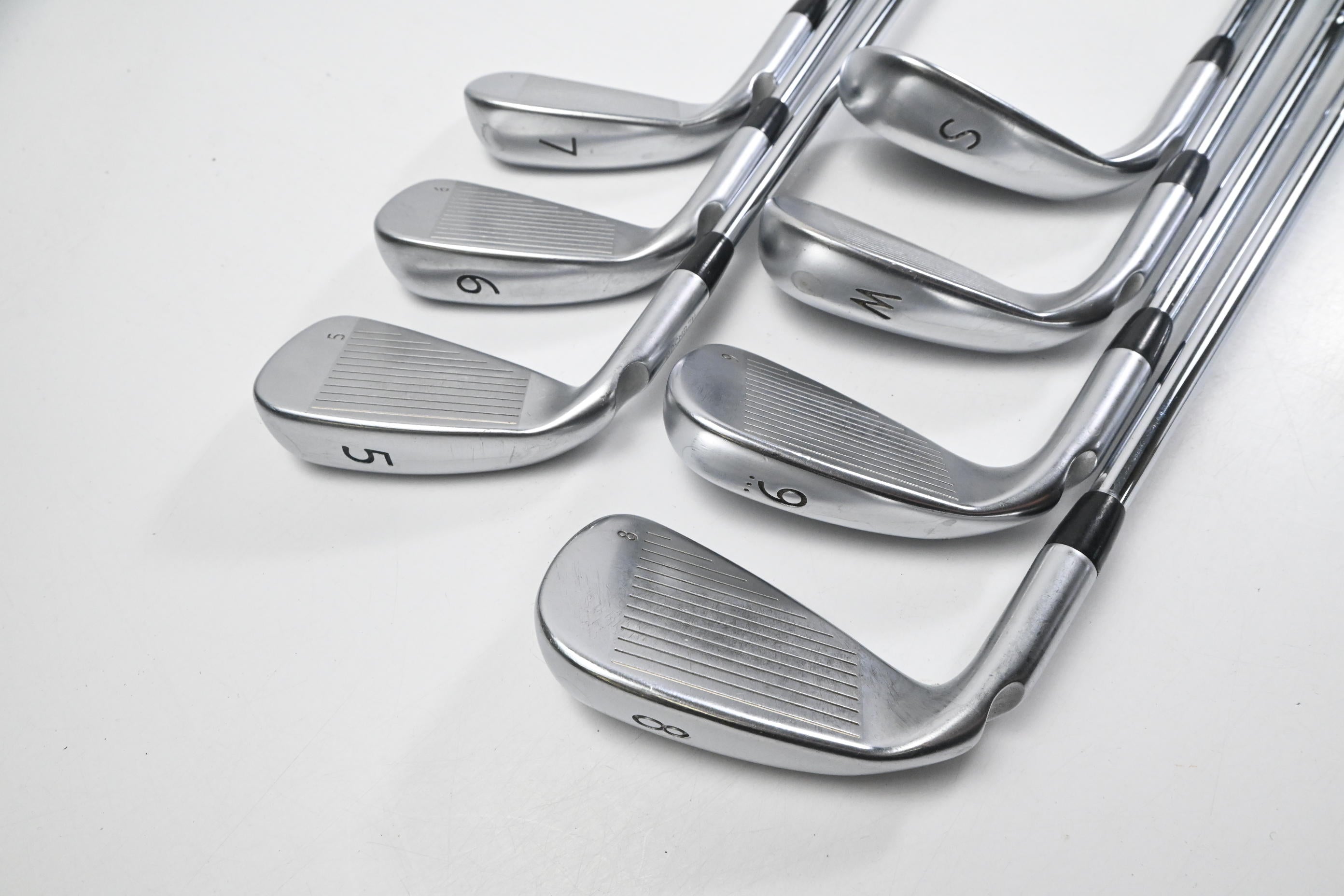 Ping G400 Irons / 5-PW+SW / White Dot / Stiff Flex N.S.Pro Modus3 Tour 105 Shafts