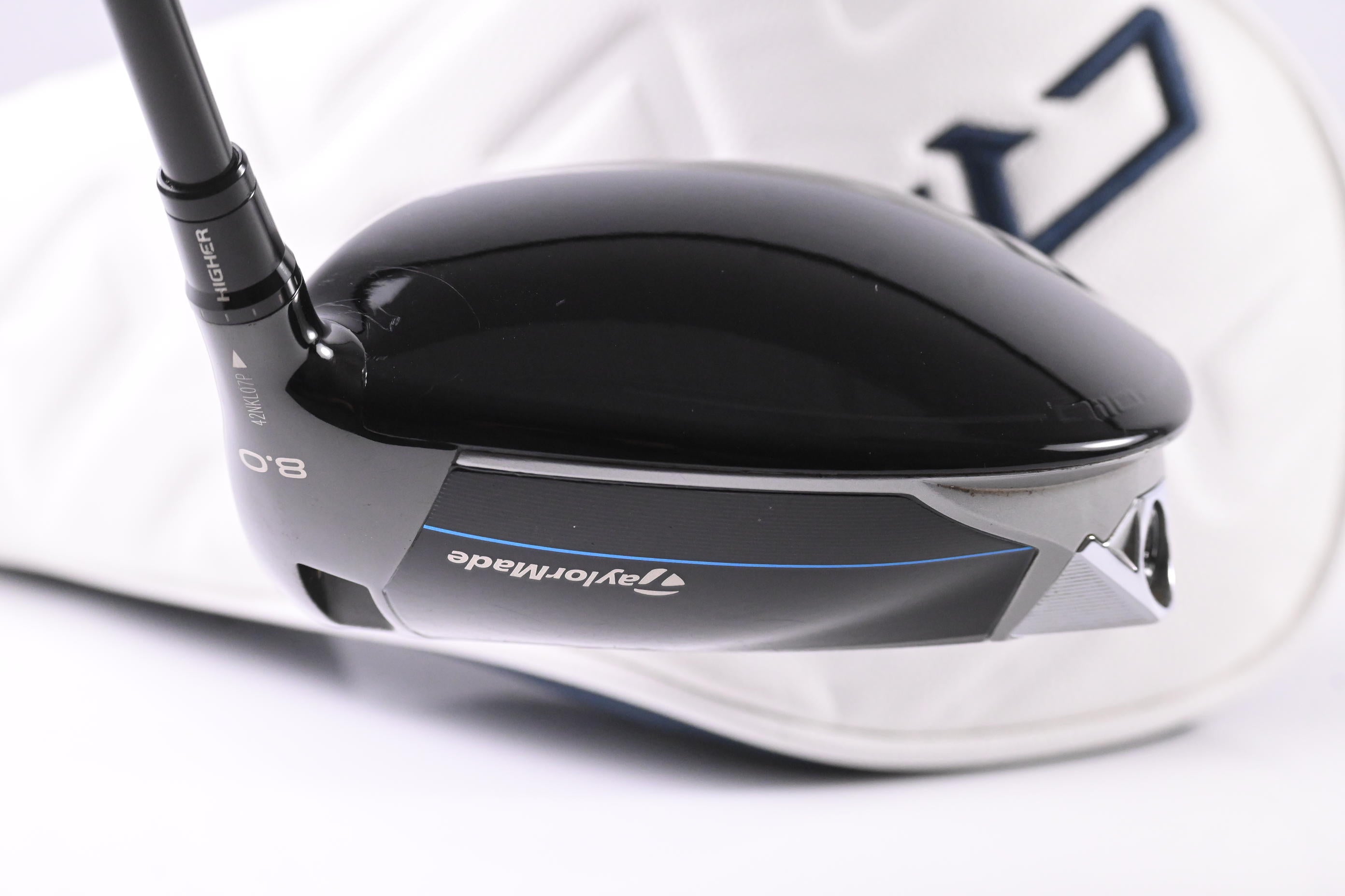 Taylormade Qi10 LS Driver / 8 Degree / X-Flex Mitsubishi Kai'li White 70 Shaft