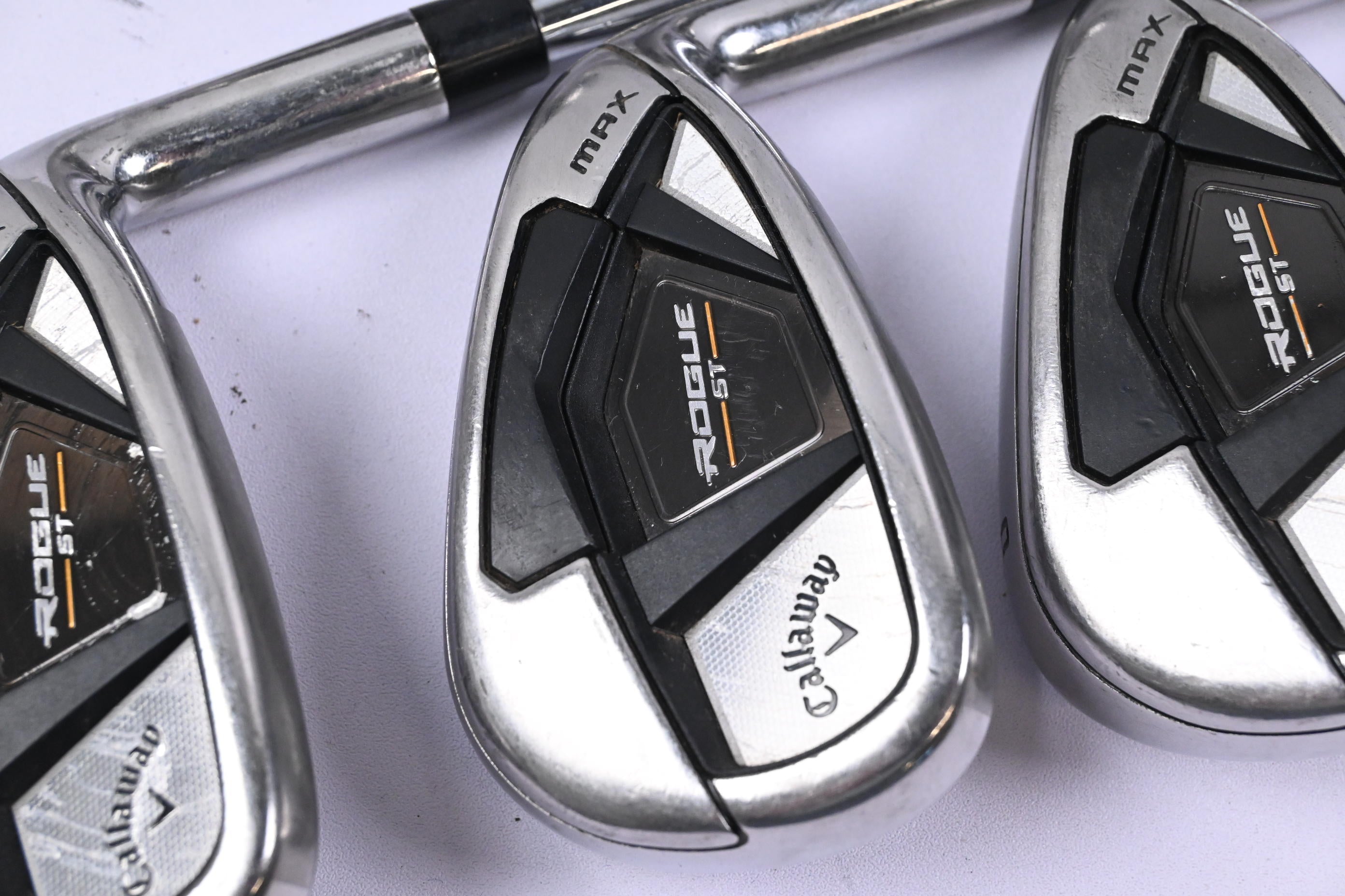 Callaway Rogue ST Max Irons / 5-PW+SW / Stiff Flex Elevate MPH 95 Shafts