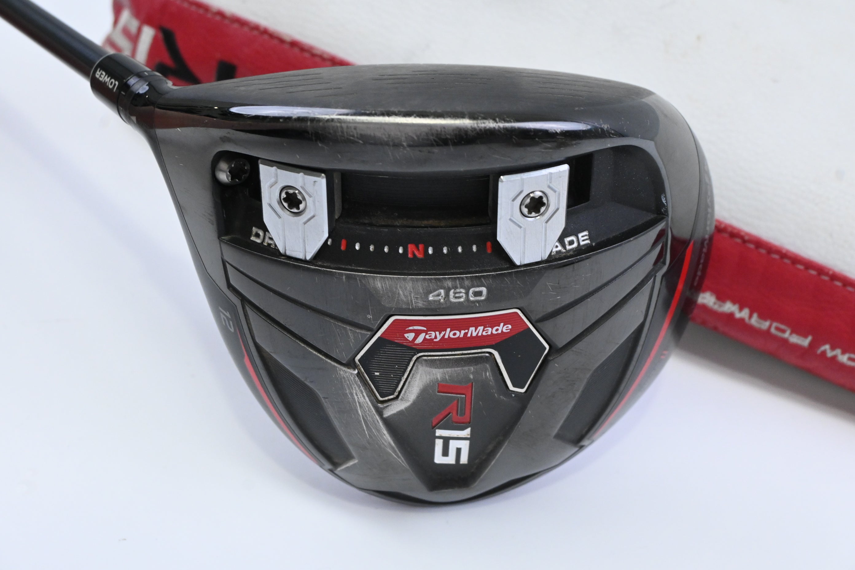 Left Hand Taylormade R15 Driver / 12 Degree / Regular Flex Fujikura Speeder 57