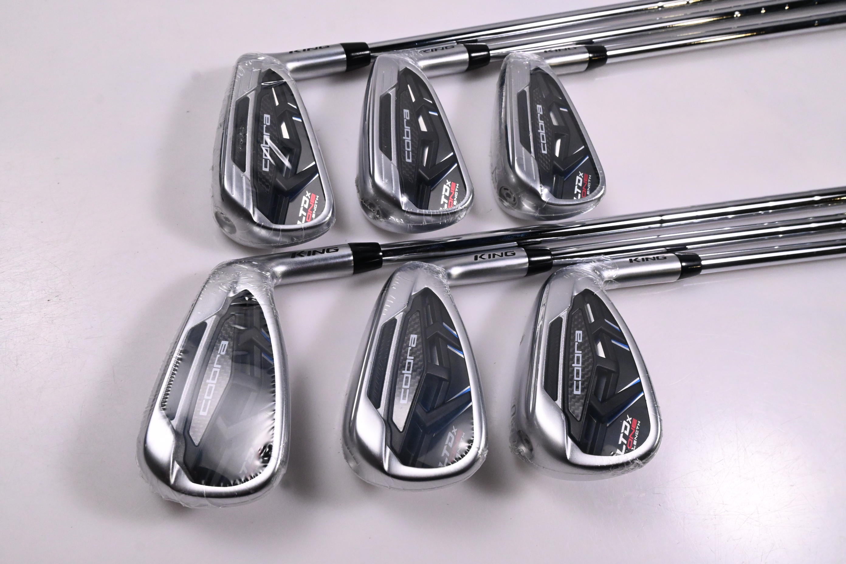 Cobra LTDx One Length Irons / 5-PW / Stiff Flex KBS Tour 90 Shafts
