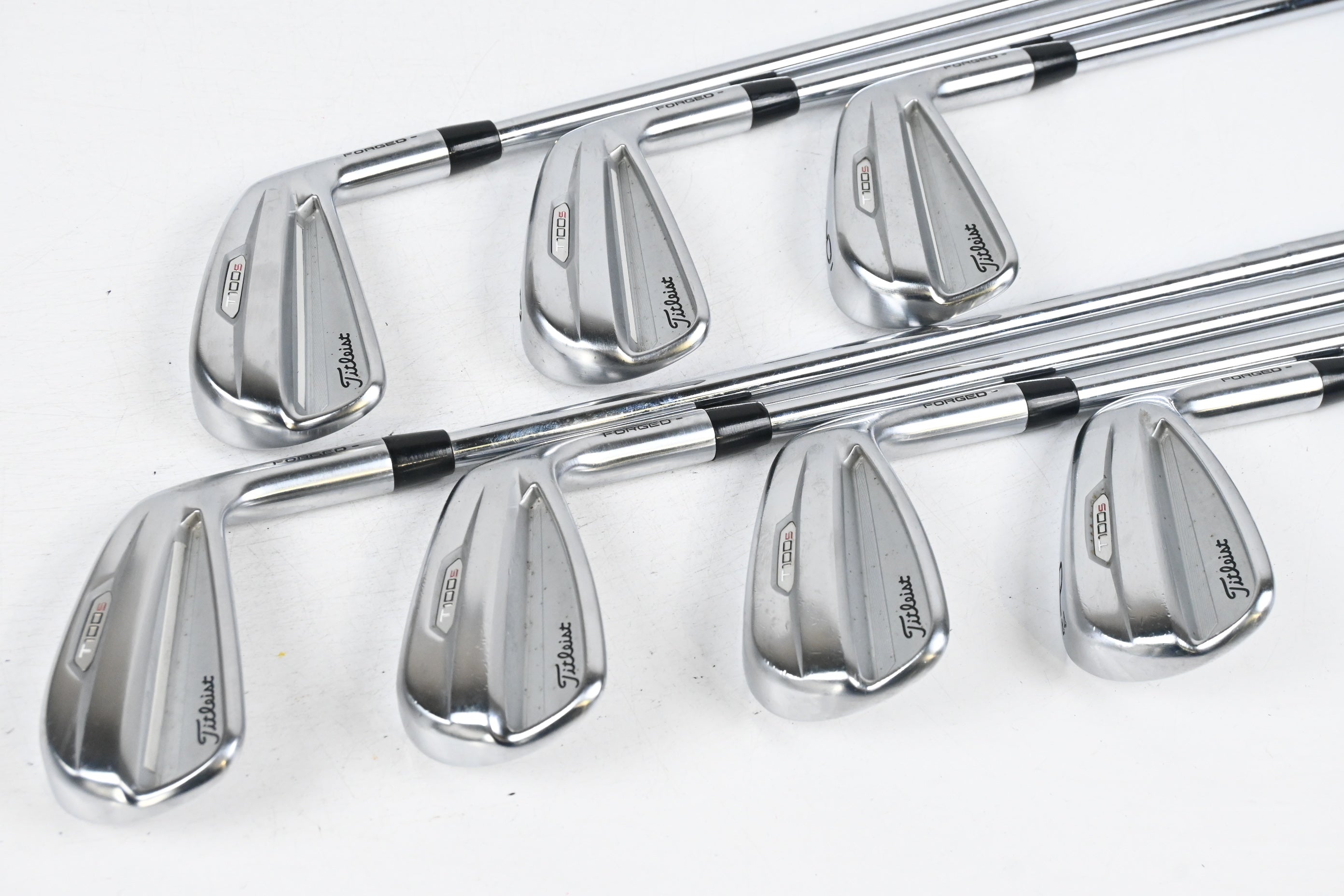 Titleist T100.S 2021 Irons / 4-PW / Stiff Flex AMT Black S300 Shafts