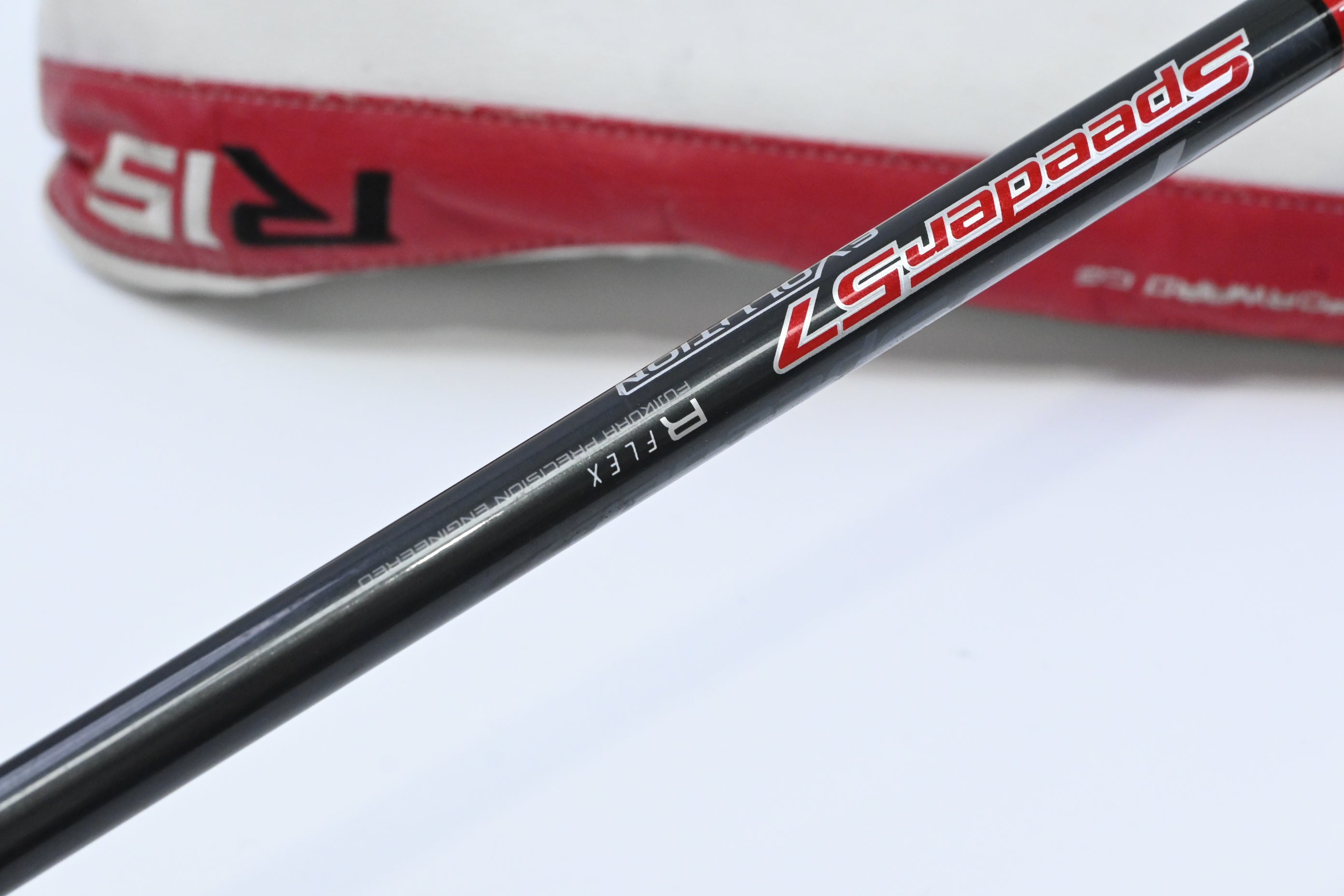 Left Hand Taylormade R15 Driver / 12 Degree / Regular Flex Fujikura Speeder 57