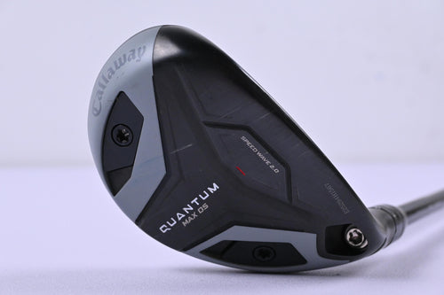 Callaway Quantum Max OS #5 Hybrid / 23 Degree / Regular Flex Denali Silver 60