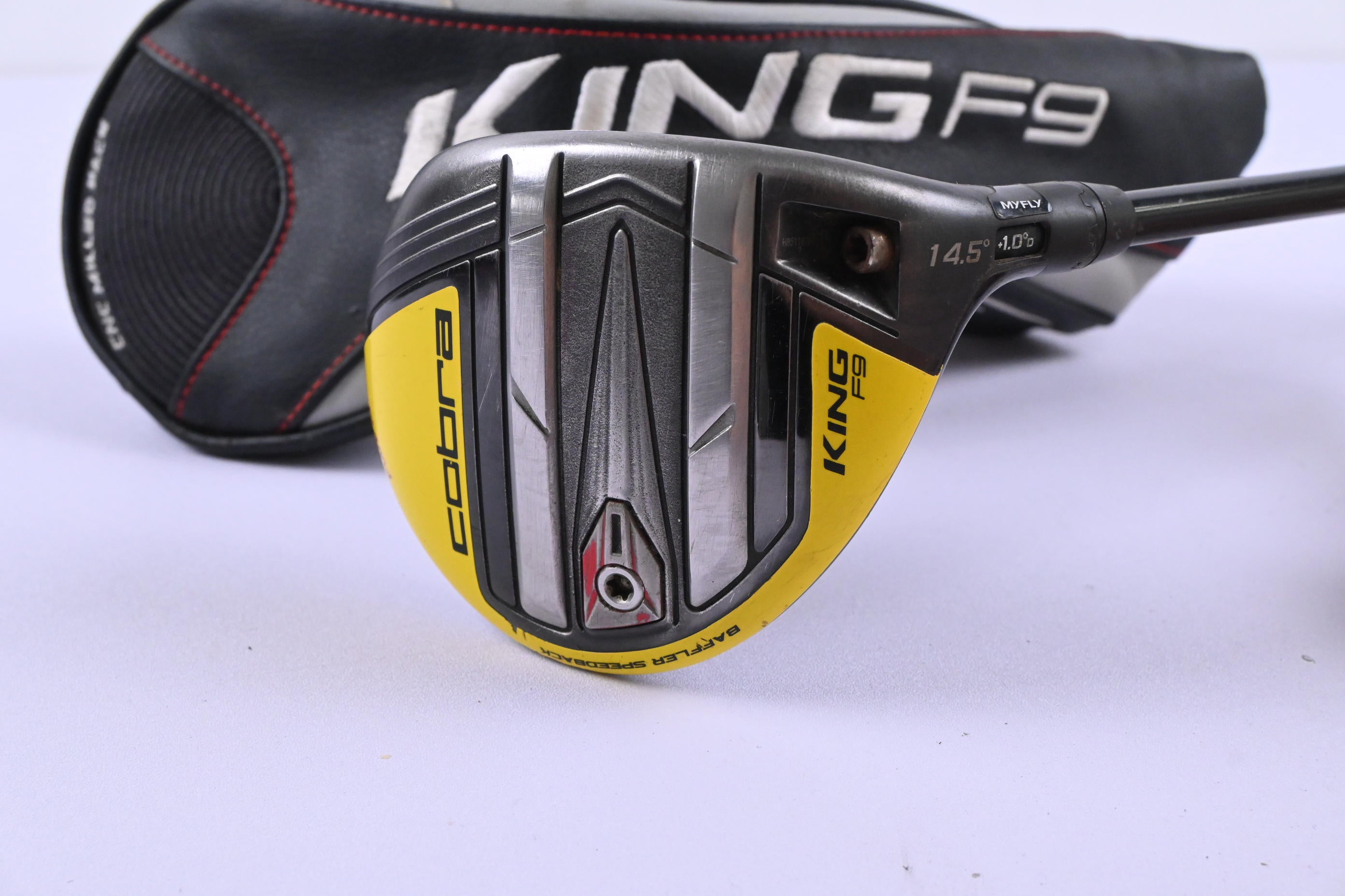 Cobra King F9 #3 Wood / 14.5 Degree / Stiff Flex Fujikura Atmos Blue 7 Shaft