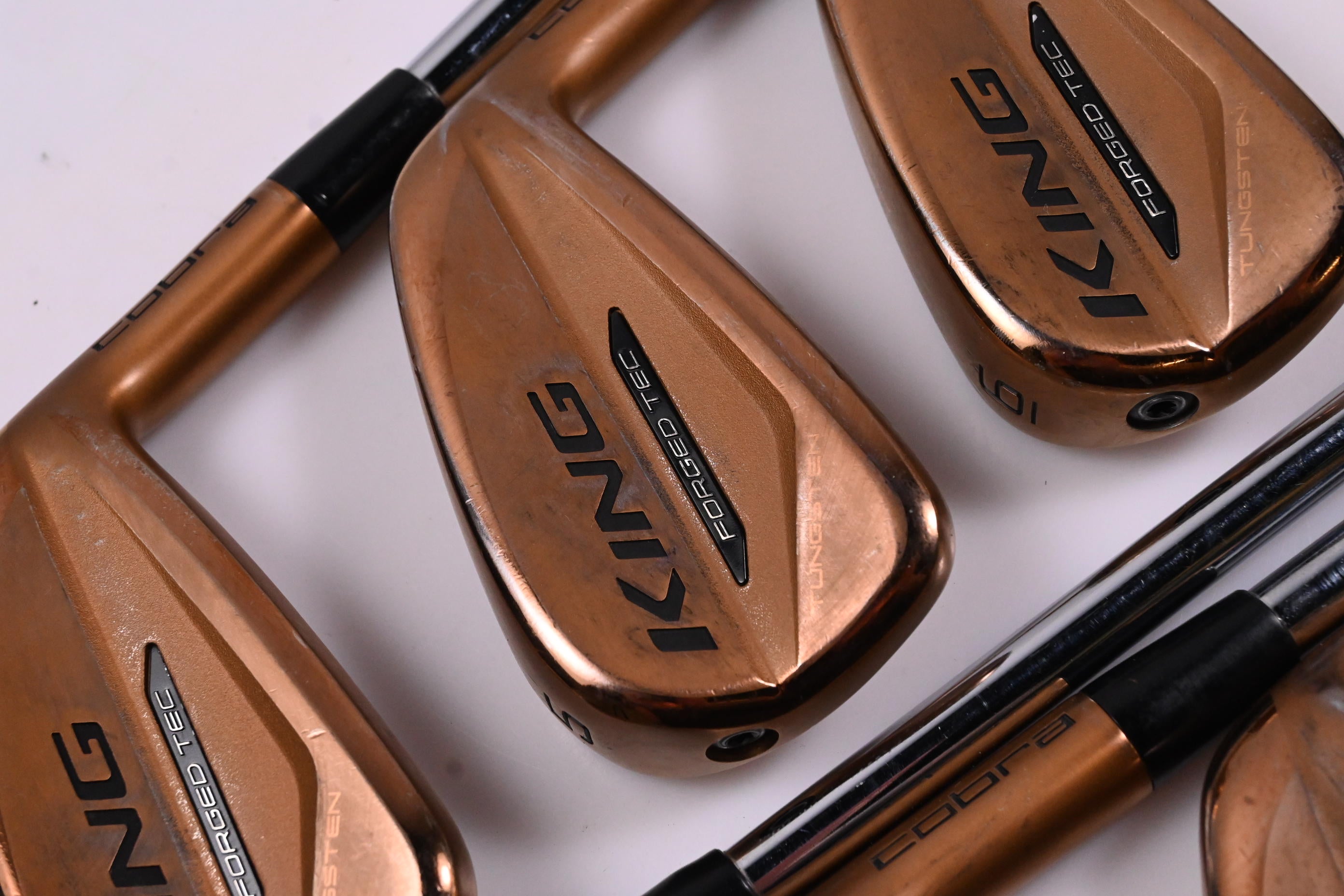 Cobra King Forged Tec Copper Irons / 4-PW / Stiff Flex KBS $-Taper Lite