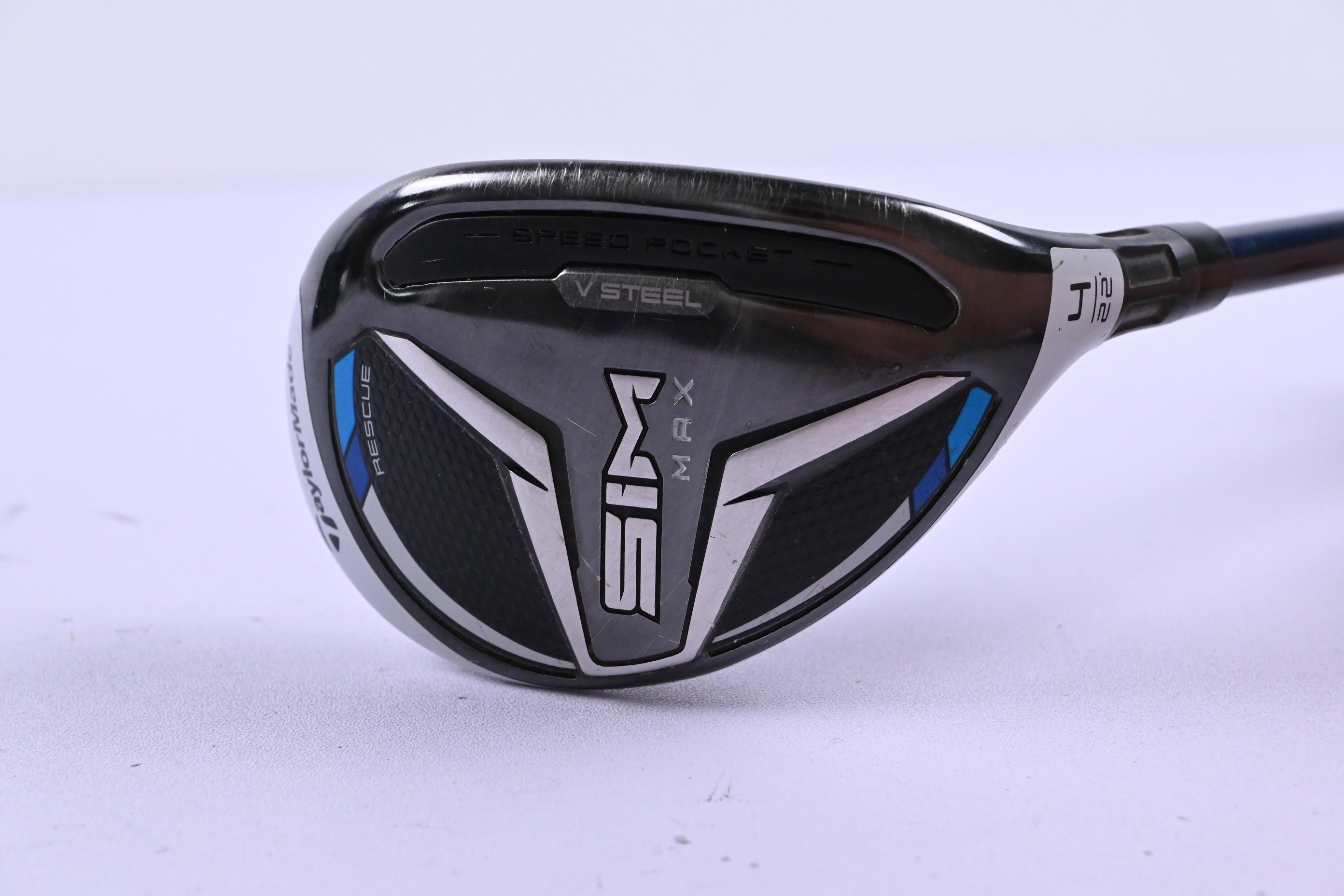 Taylormade SIM Max #4 Hybrid / 22 Degree / Regular Flex Fujikura Ventus Blue 6