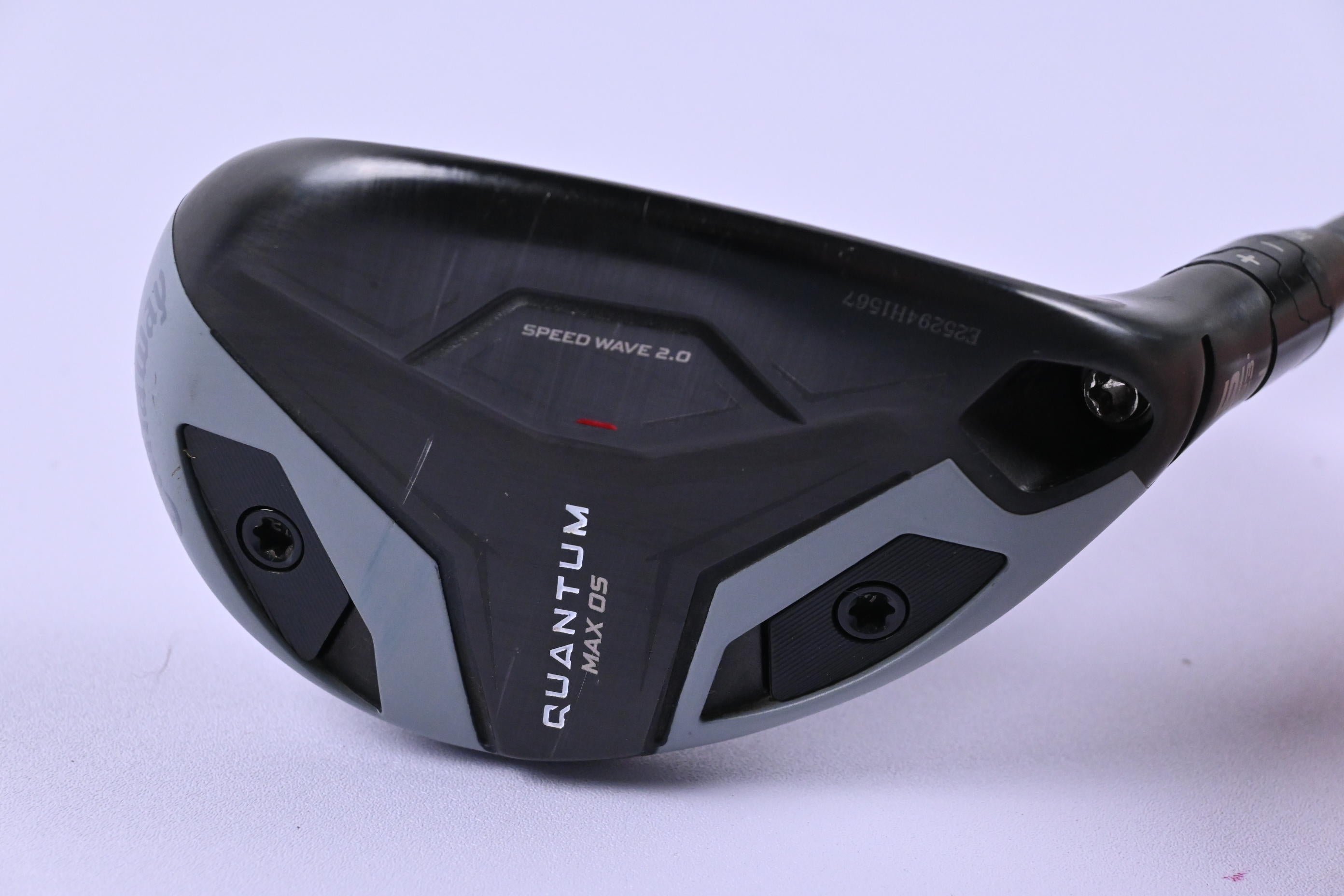 Callaway Quantum Max OS #5 Hybrid / 23 Degree / Regular Flex Denali Silver 60