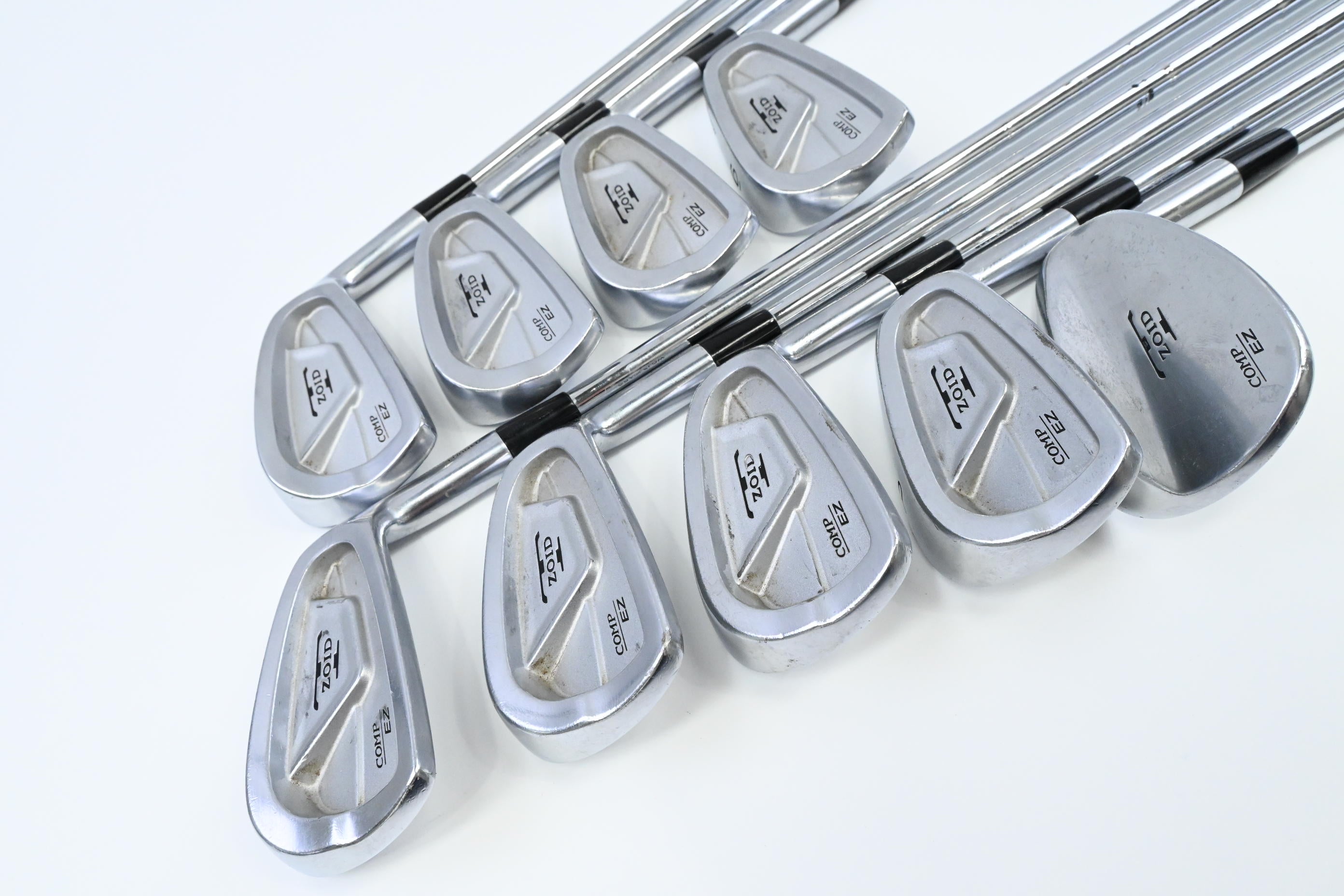 Mizuno T-Zoid Comp EZ Irons / 3-PW+SW / Regular Flex Gold Core R400 Shafts