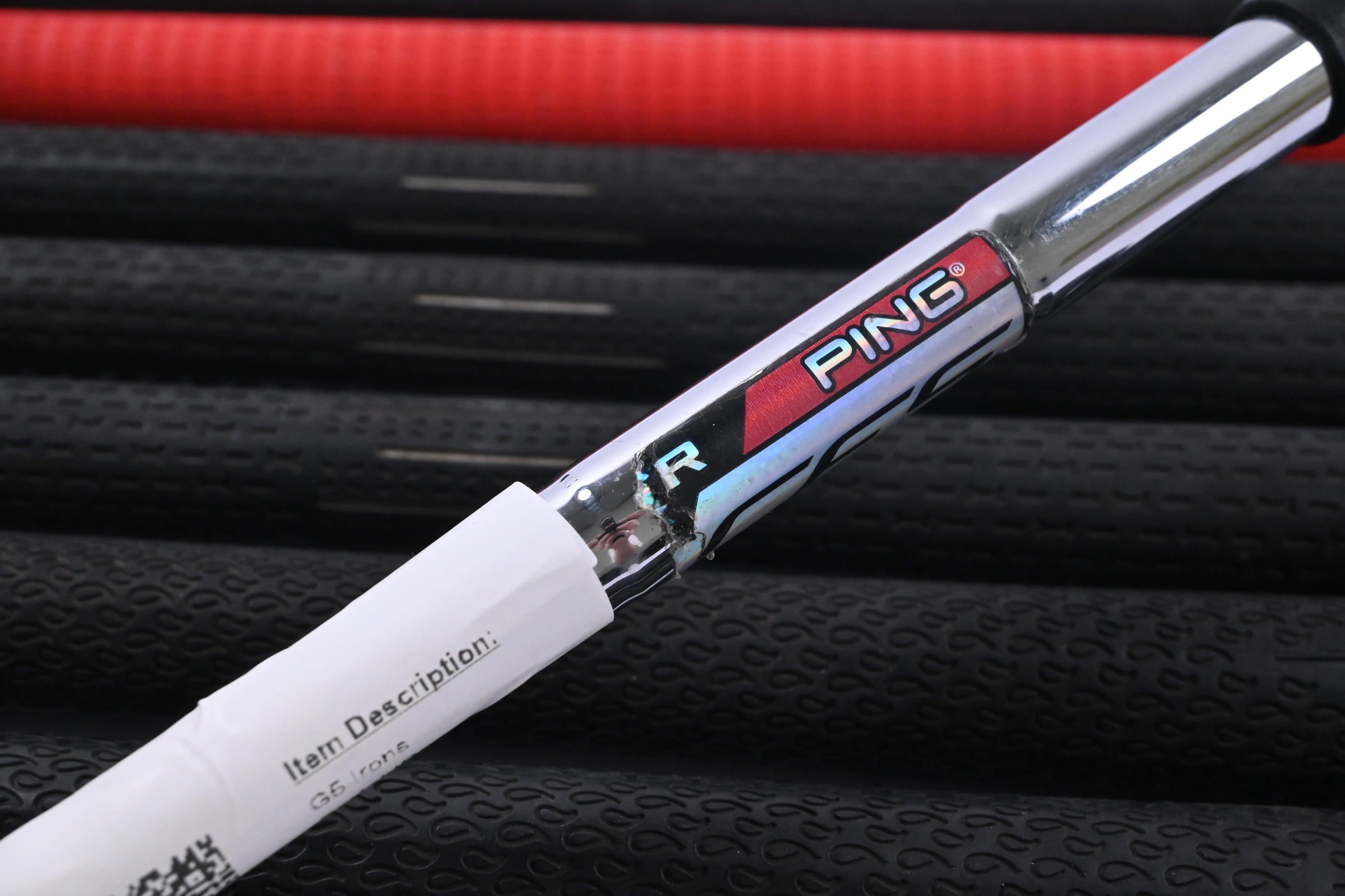 Ping G5 Irons / 3-PW+SW / Red Dot / Regular Flex Ping CFS Shafts