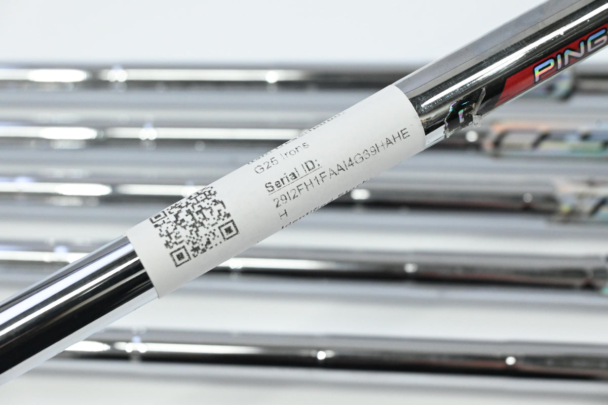 Ping G25 Irons / 5-PW / Black Dot / Regular Flex Ping CFS Shafts
