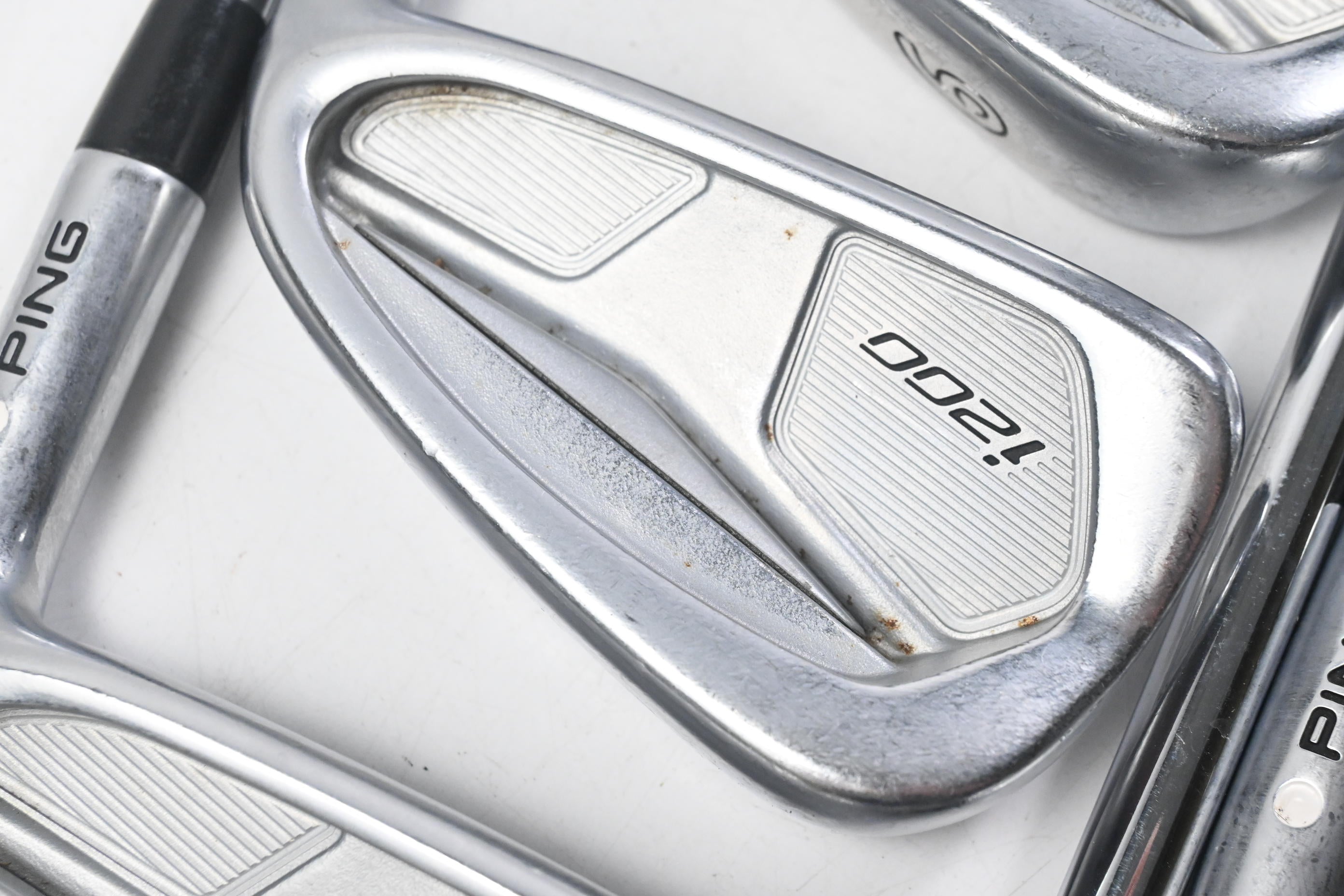 Ping i200 Irons / 4-PW / White Dot / Stiff Flex Project X LZ 120 Shafts