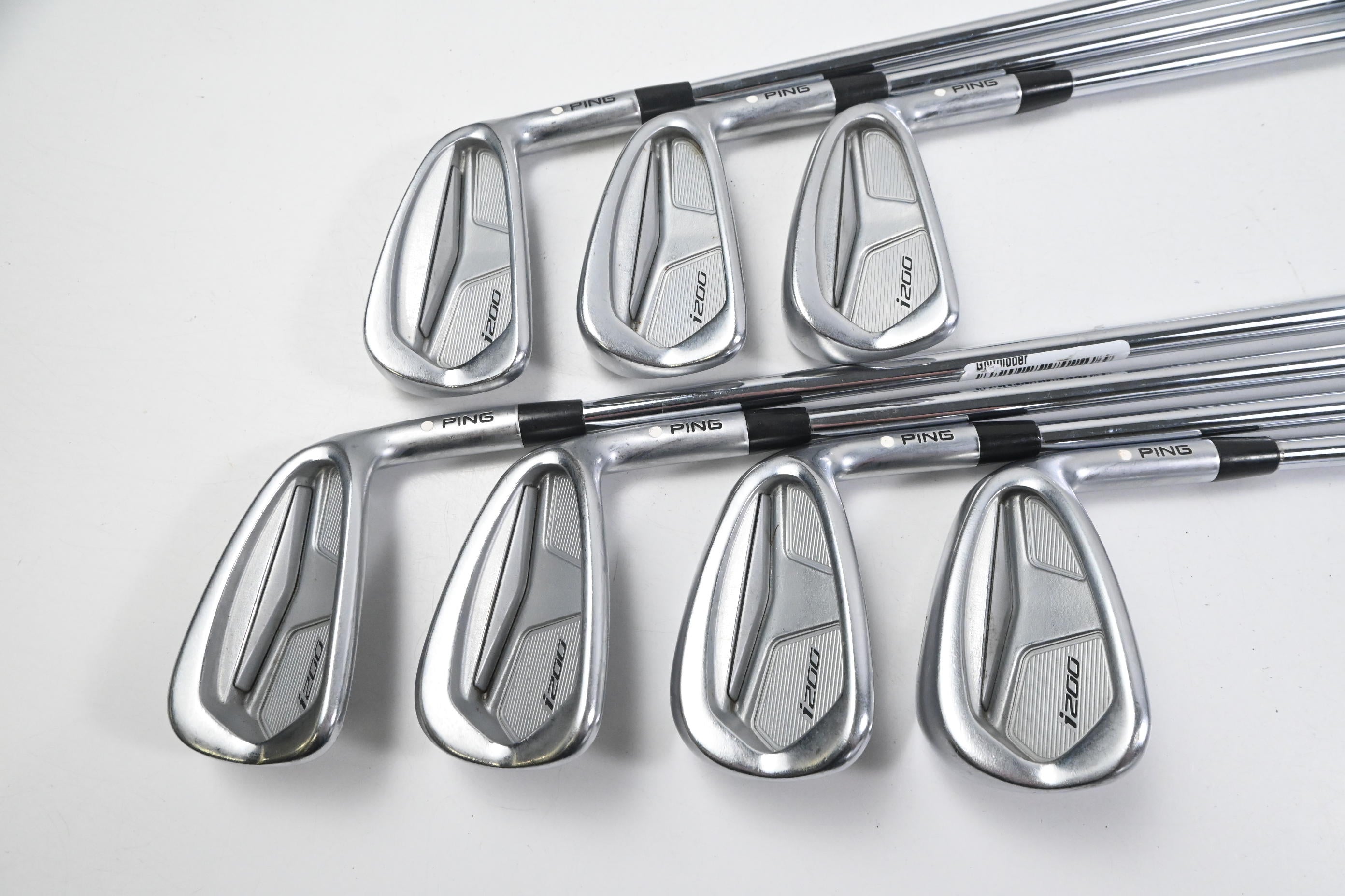 Ping i200 Irons / 4-PW / White Dot / Stiff Flex Project X LZ 120 Shafts