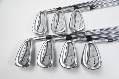 Ping i200 Irons / 4-PW / White Dot / Stiff Flex Project X LZ 120 Shafts