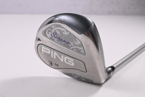 Ladies Ping Serene #3 Wood / 18 Degree / Ladies Flex Ping ULT 210 Shaft
