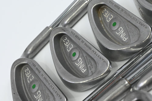 Ping Eye 2 Irons / 3-PW+SW / Green Dot / Regular Flex Ping ZZ Lite Shafts