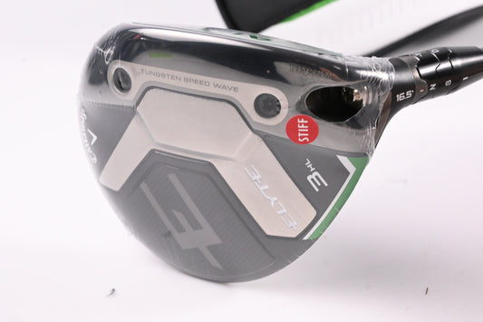 Callaway Elyte #3HL Wood / 16.5 Degree / Stiff Flex Denali Charcoal 60 Shaft