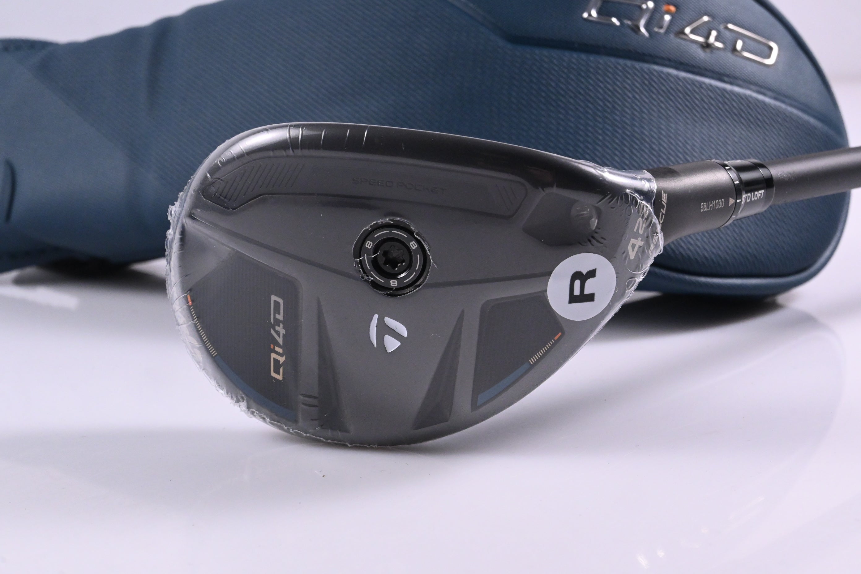 Taylormade Qi4D #4 Hybrid / 22 Degree / Regular Flex KBS Reax 65 Shaft