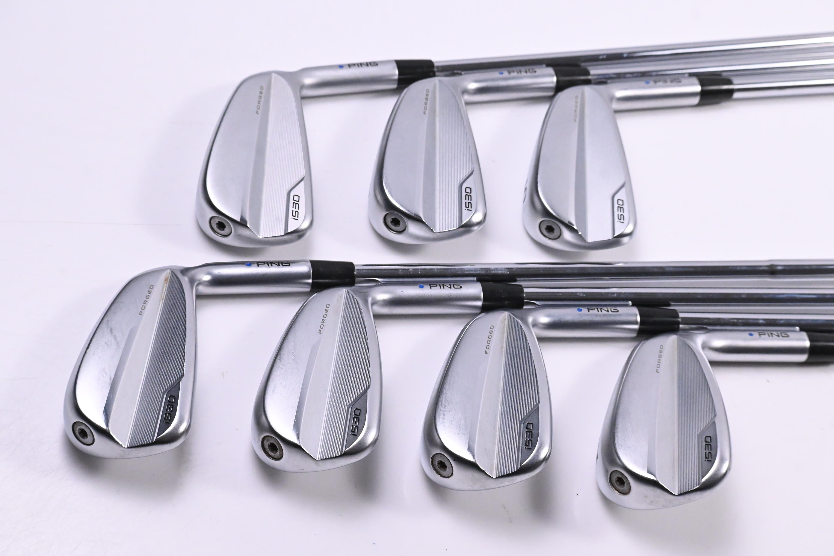 Ping i530 Irons / 4-PW / Blue Dot / Regular Flex Dynamic Gold Mid 100 R300 Shafts