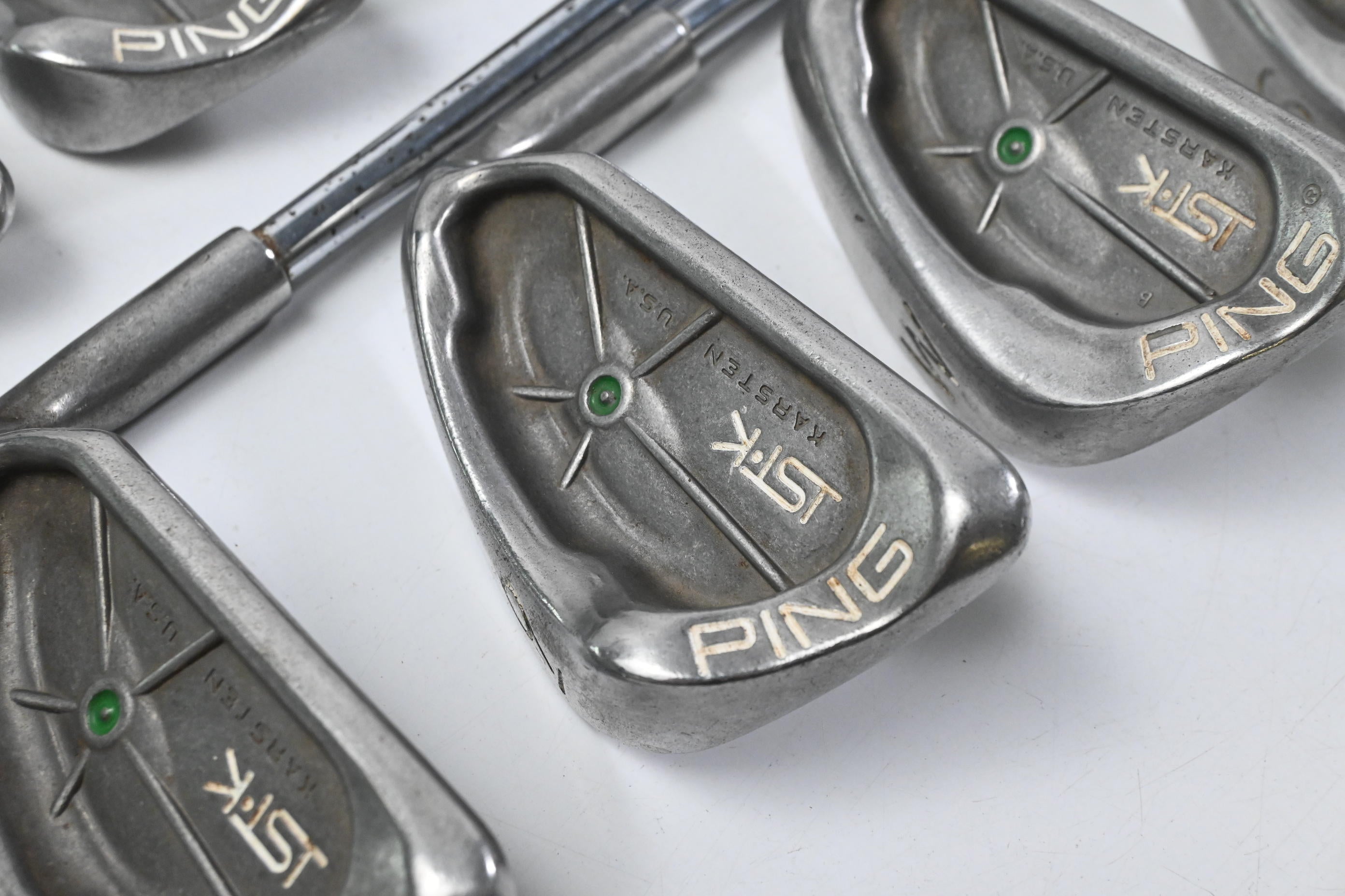 Ping ISI-K Irons / 4-PW+SW / Green Dot / Stiff Flex Cushin JZ Shafts