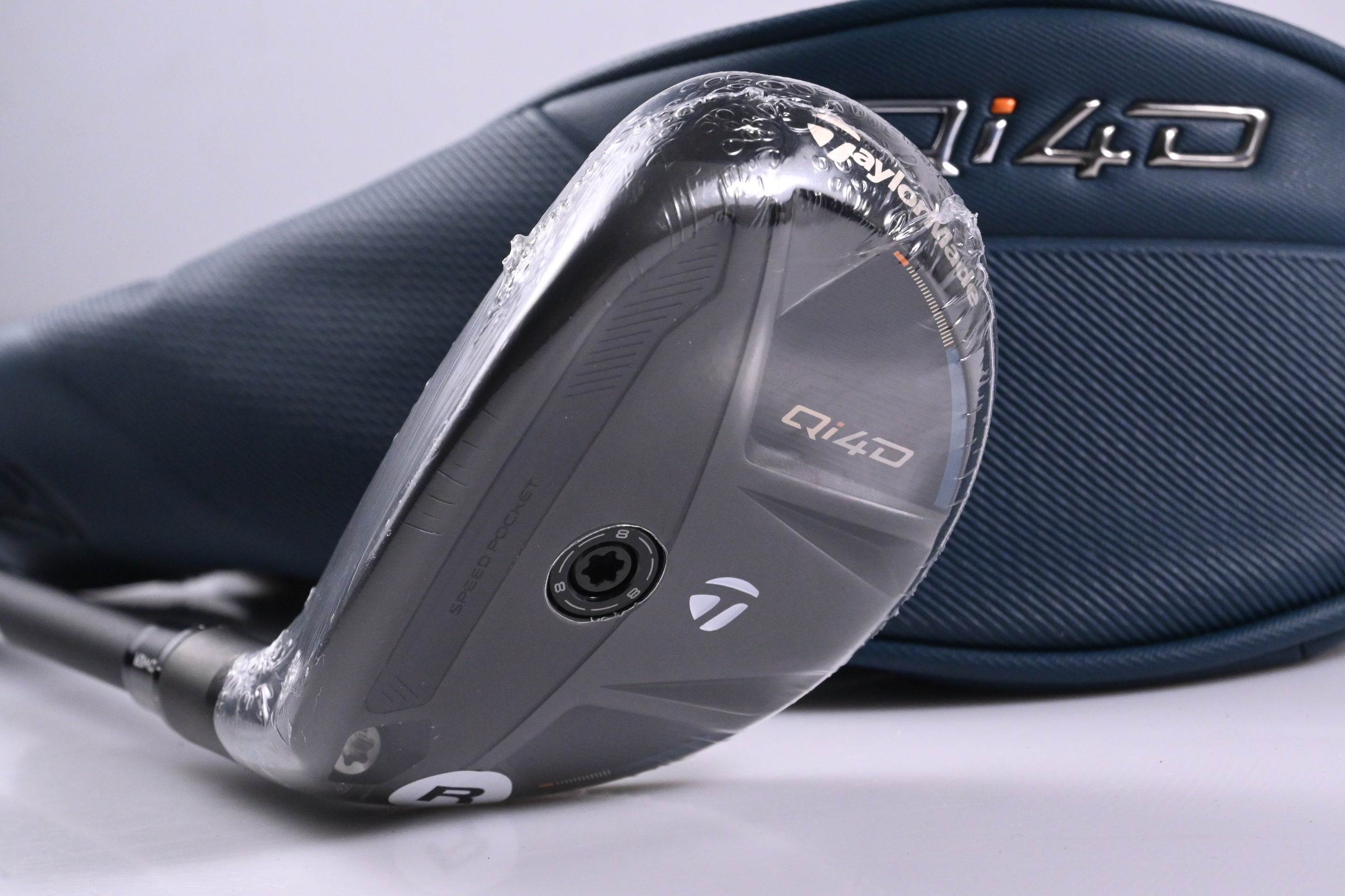 Left Hand Taylormade Qi4D #4 Hybrid / 22 Degree / Regular Flex KBS Reax 65 Shaft