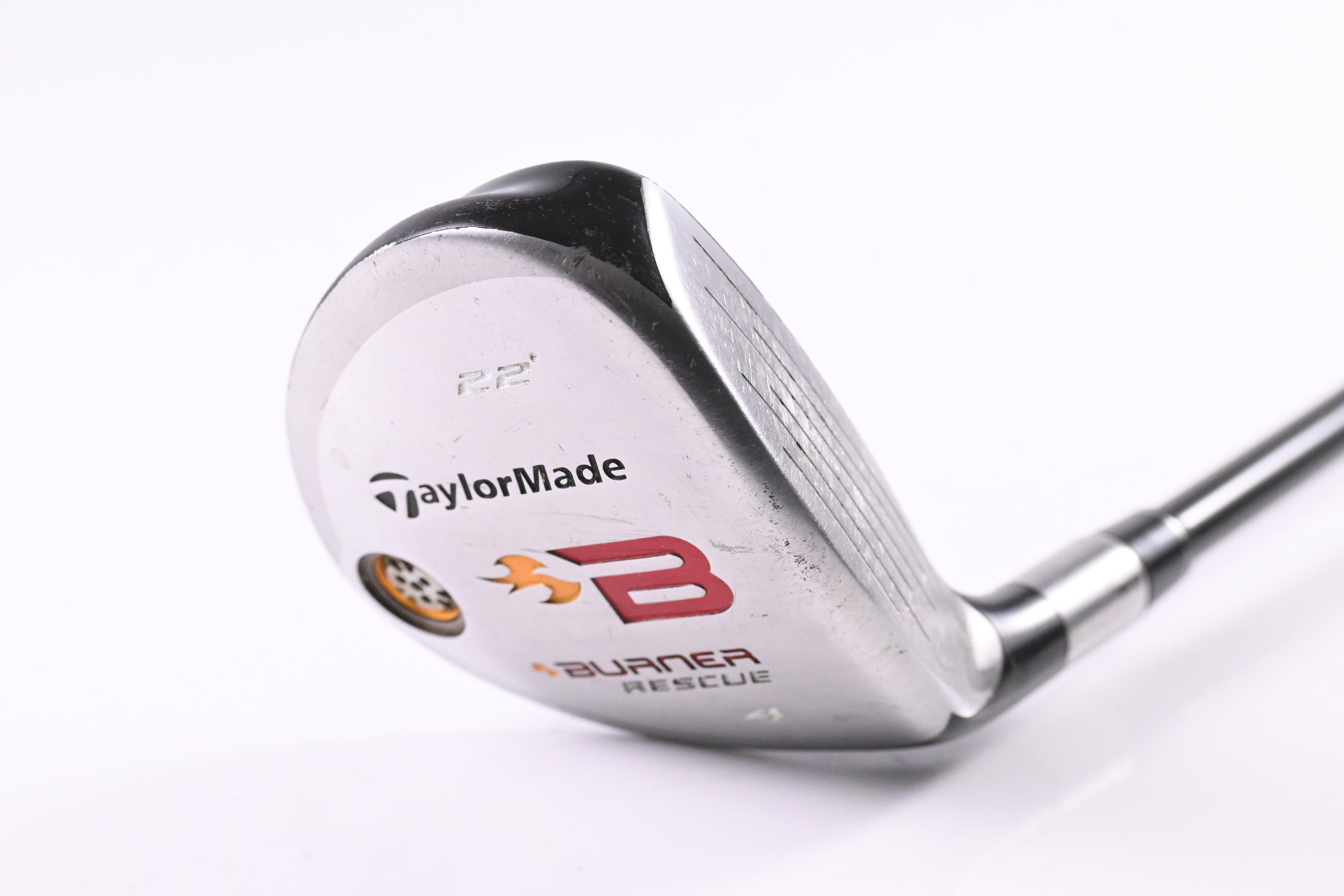 Taylormade Burner 2008 #4 Hybrid / 22 Degree / Regular Flex Reax 60 Shaft