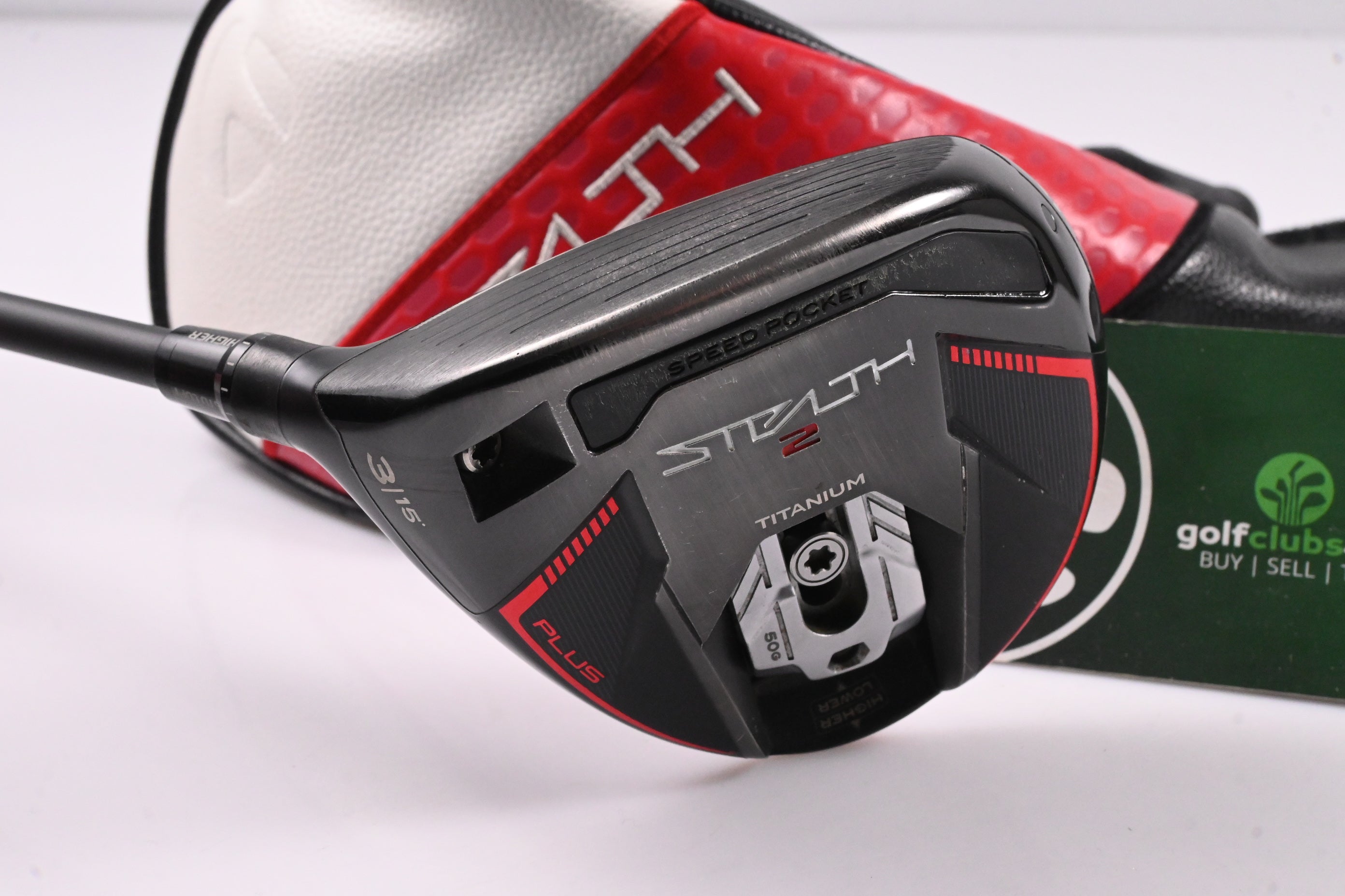 Left Hand Taylormade Stealth 2 Plus #3 Wood / 15 Degree / Regular Flex Tensei AV