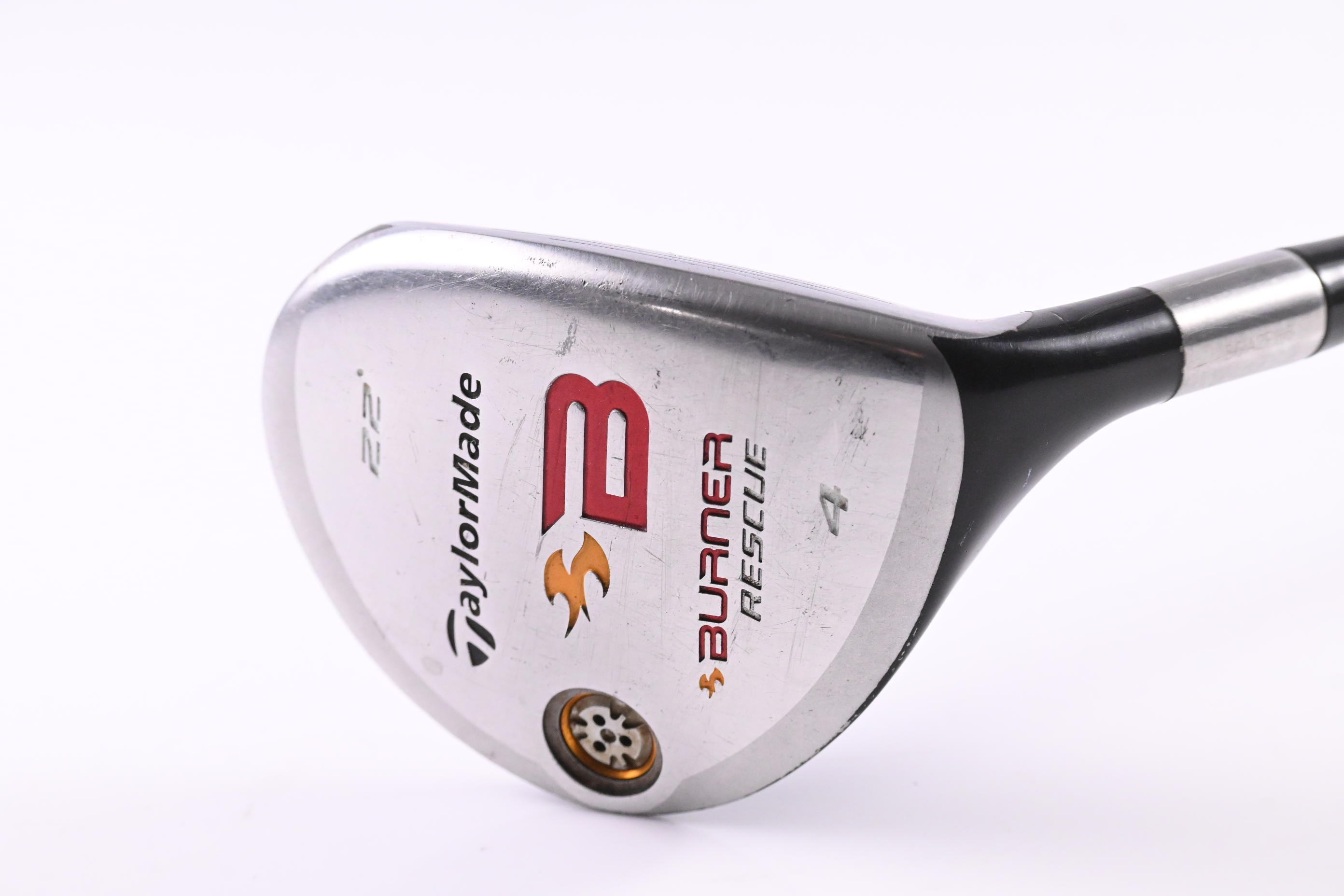 Taylormade Burner 2008 #4 Hybrid / 22 Degree / Regular Flex Reax 60 Shaft