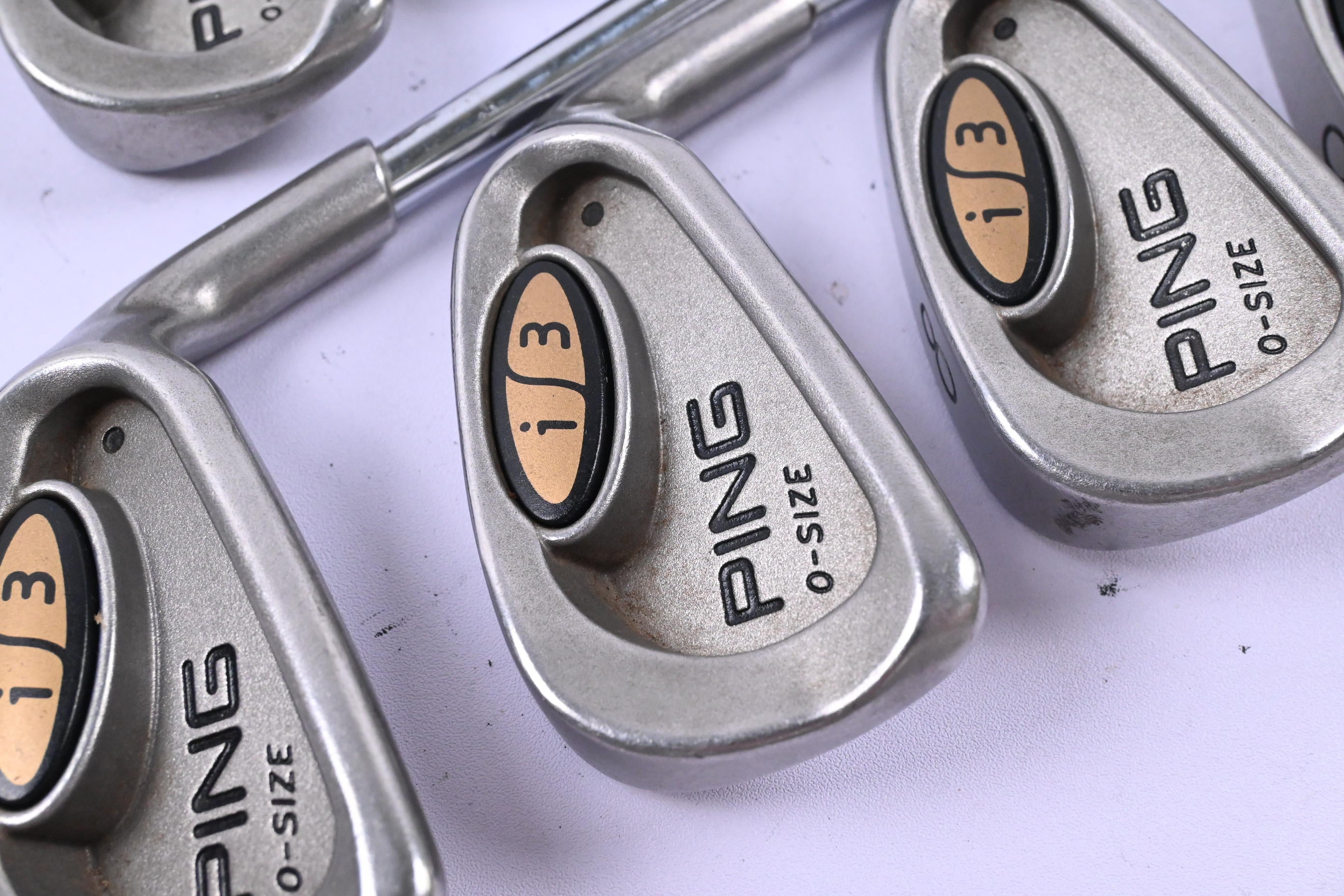 Ping i3 O-Size Irons / 3-9i / Black Dot / Regular Flex Ping Cushin JZ Shafts
