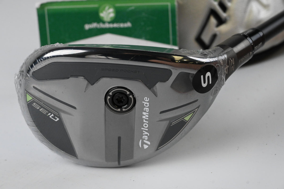 Taylormade Qi35 #4 Hybrid / 22 Degree / Stiff Flex Fujikura Ventus Blue 7 Shaft