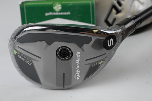 Taylormade Qi35 #4 Hybrid / 22 Degree / Stiff Flex Fujikura Ventus Blue 7 Shaft