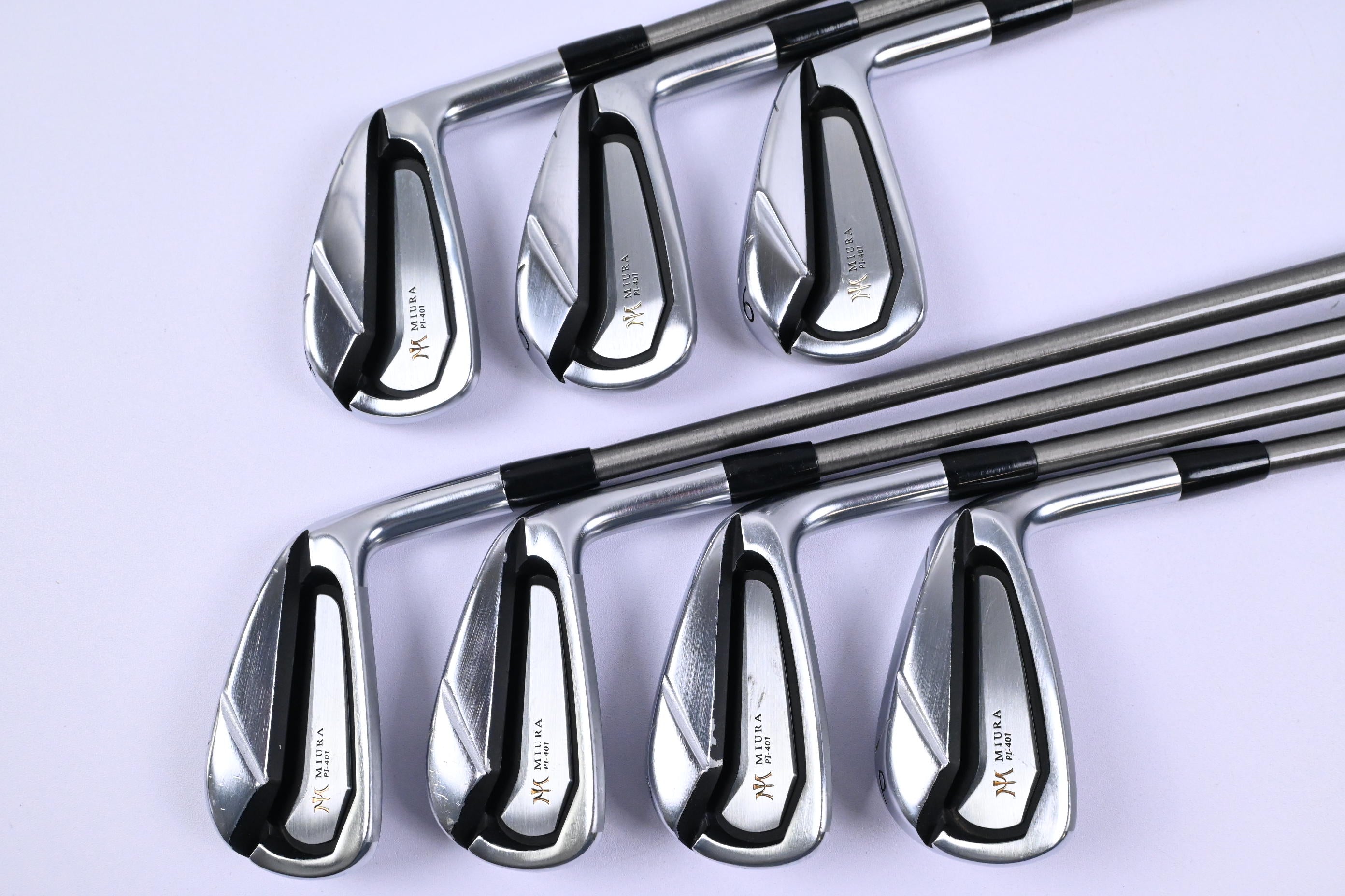 Miura PI-401 Irons / 4-PW / Regular Flex Aerotech SteelFiber i95 Shafts