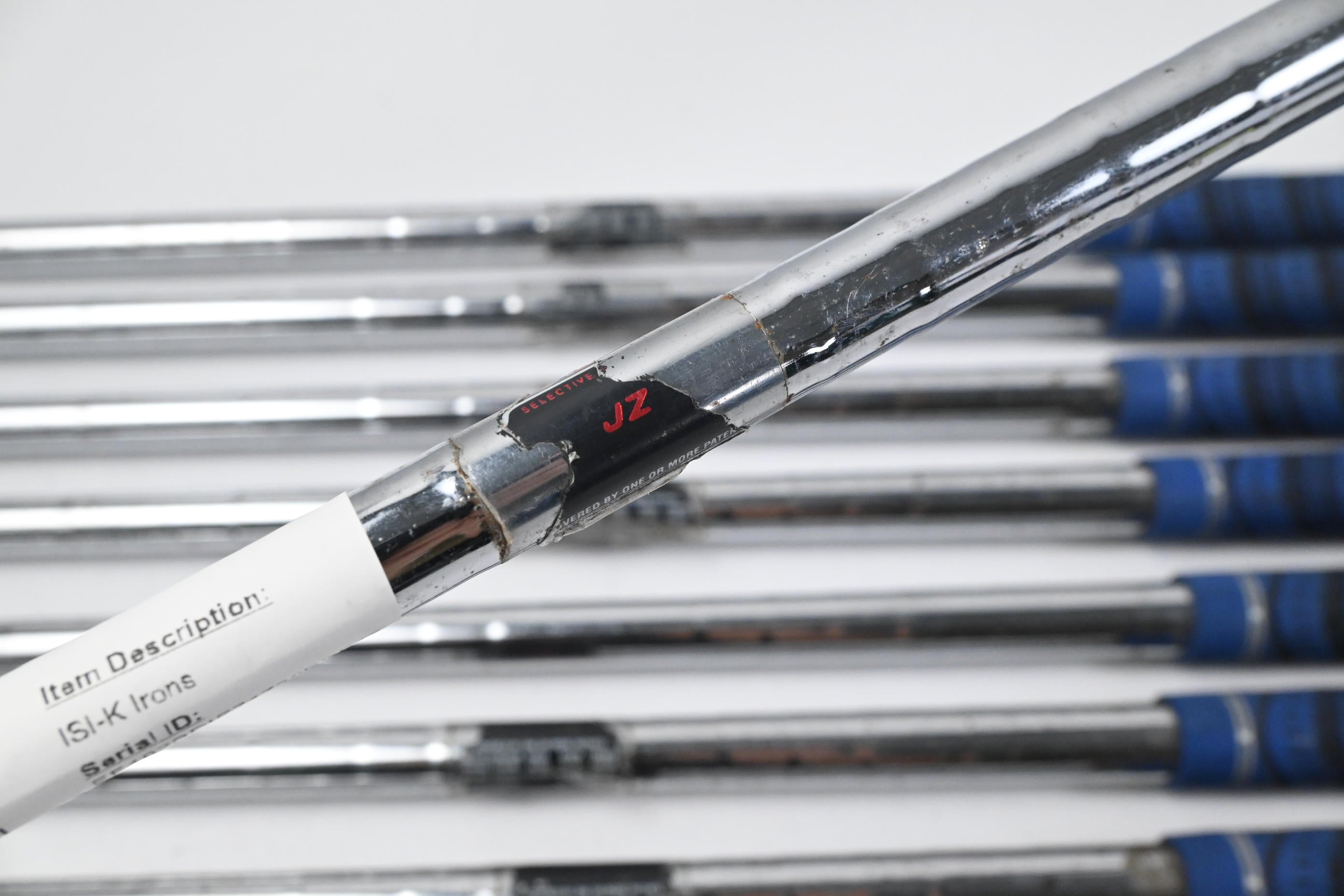 Ping ISI-K Irons / 4-PW+SW / Green Dot / Stiff Flex Cushin JZ Shafts