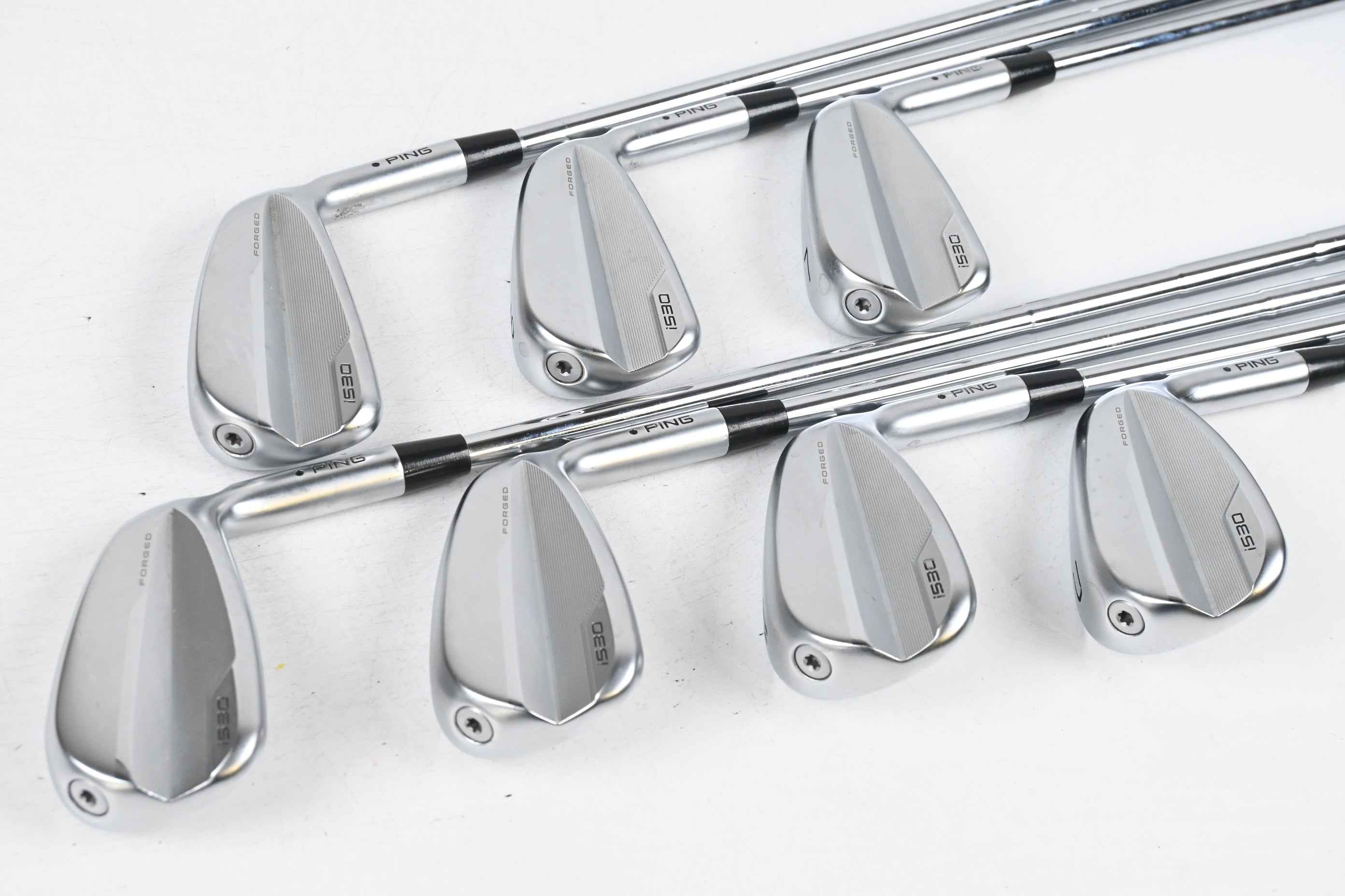 Ping i530 Irons / 5-PW+GW / Black Dot / Regular Flex Dynamic Gold R300 MID 100