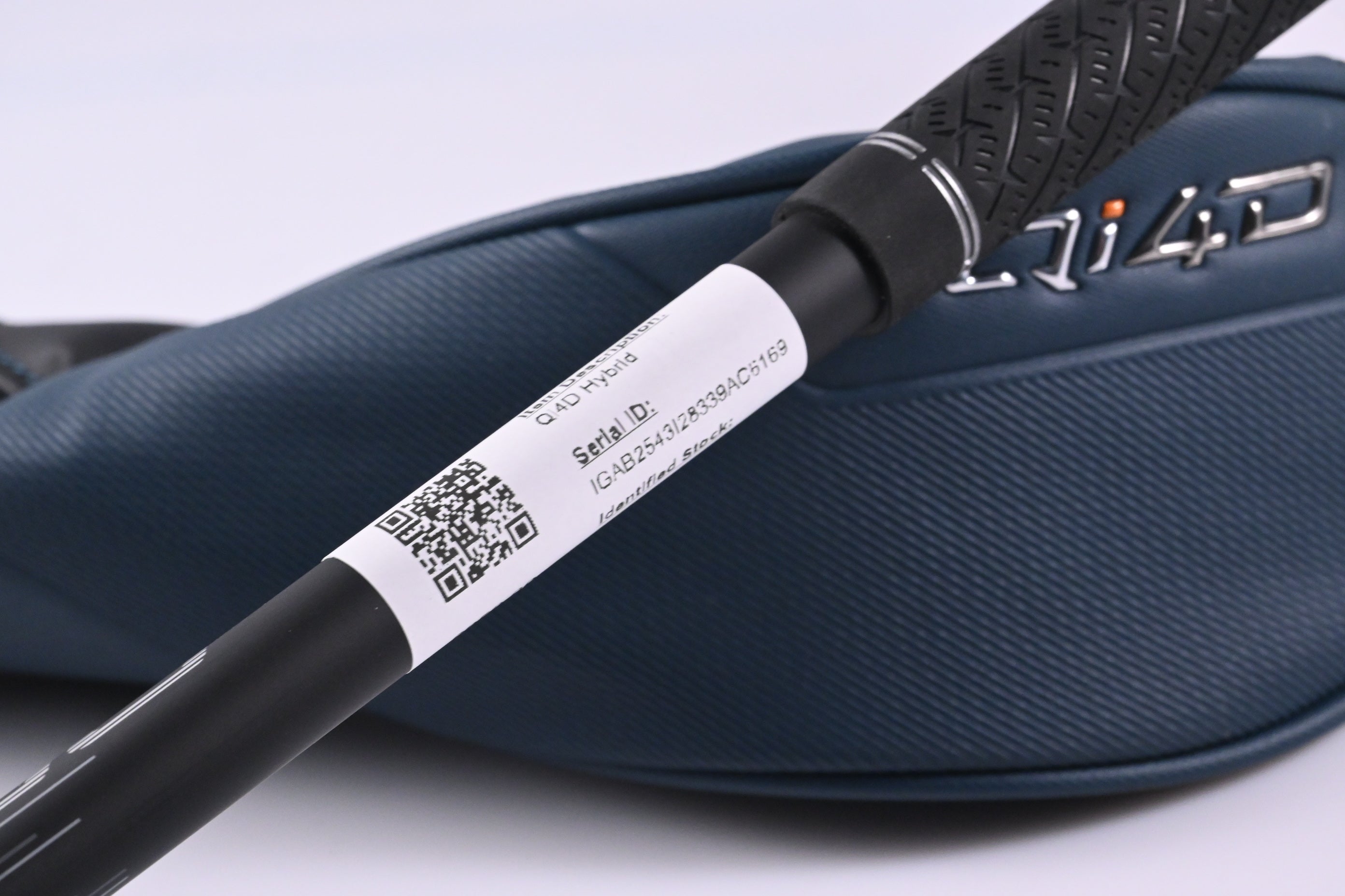 Left Hand Taylormade Qi4D #4 Hybrid / 22 Degree / Regular Flex KBS Reax 65 Shaft