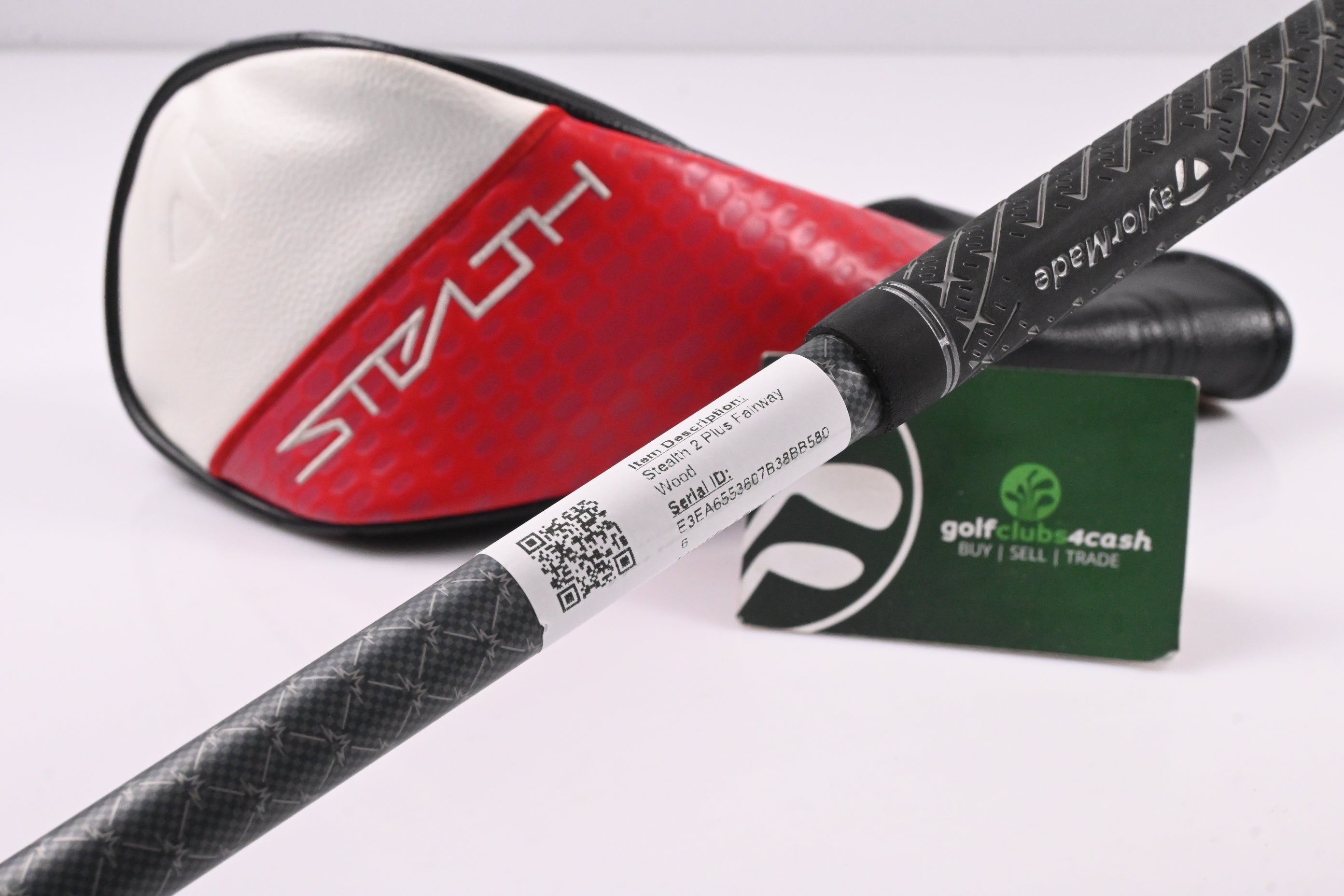 Left Hand Taylormade Stealth 2 Plus #3 Wood / 15 Degree / Regular Flex Tensei AV