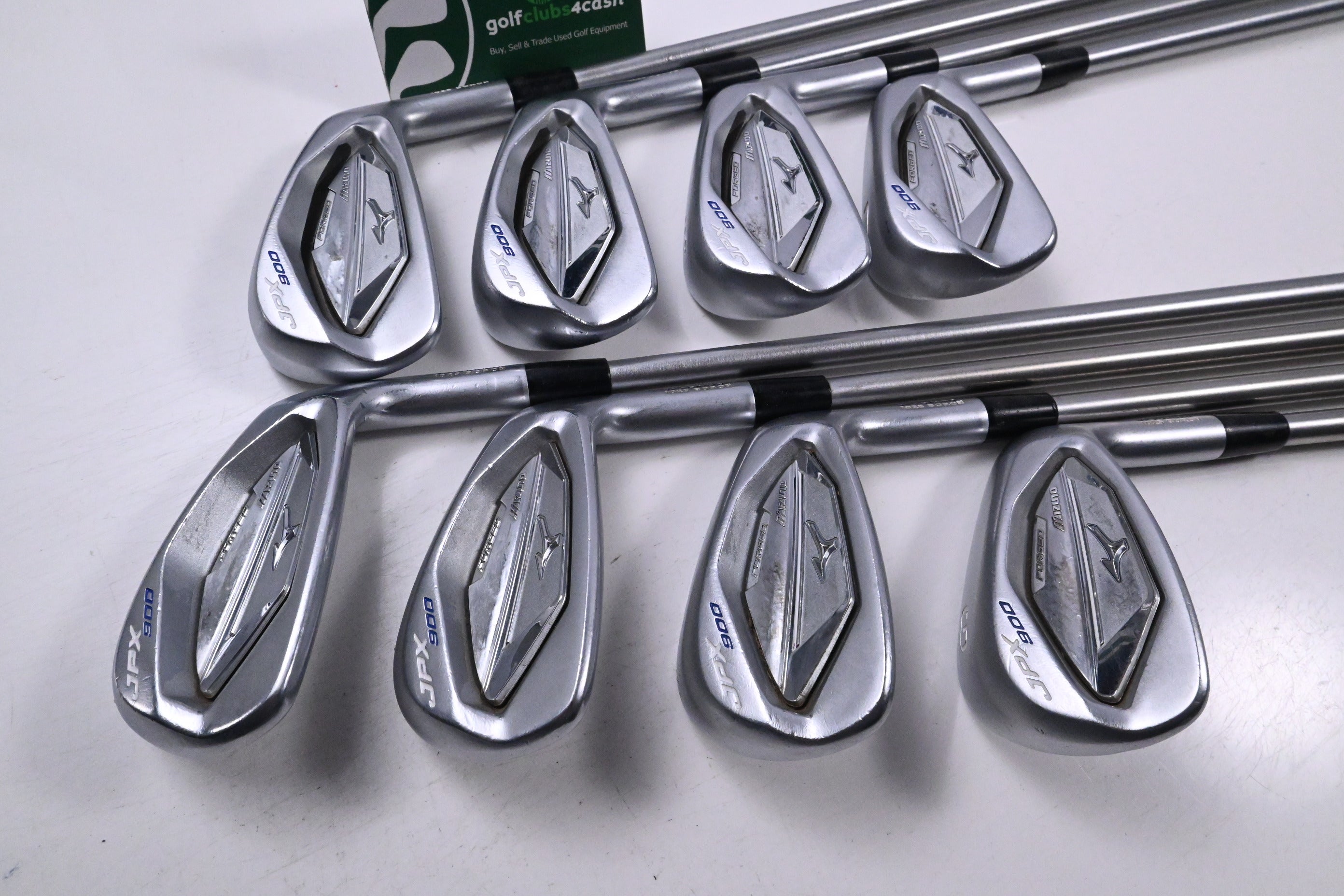 Mizuno JPX 900 Forged Irons / 4-PW+GW / Stiff Flex KBS Tour C-Taper Lite 110