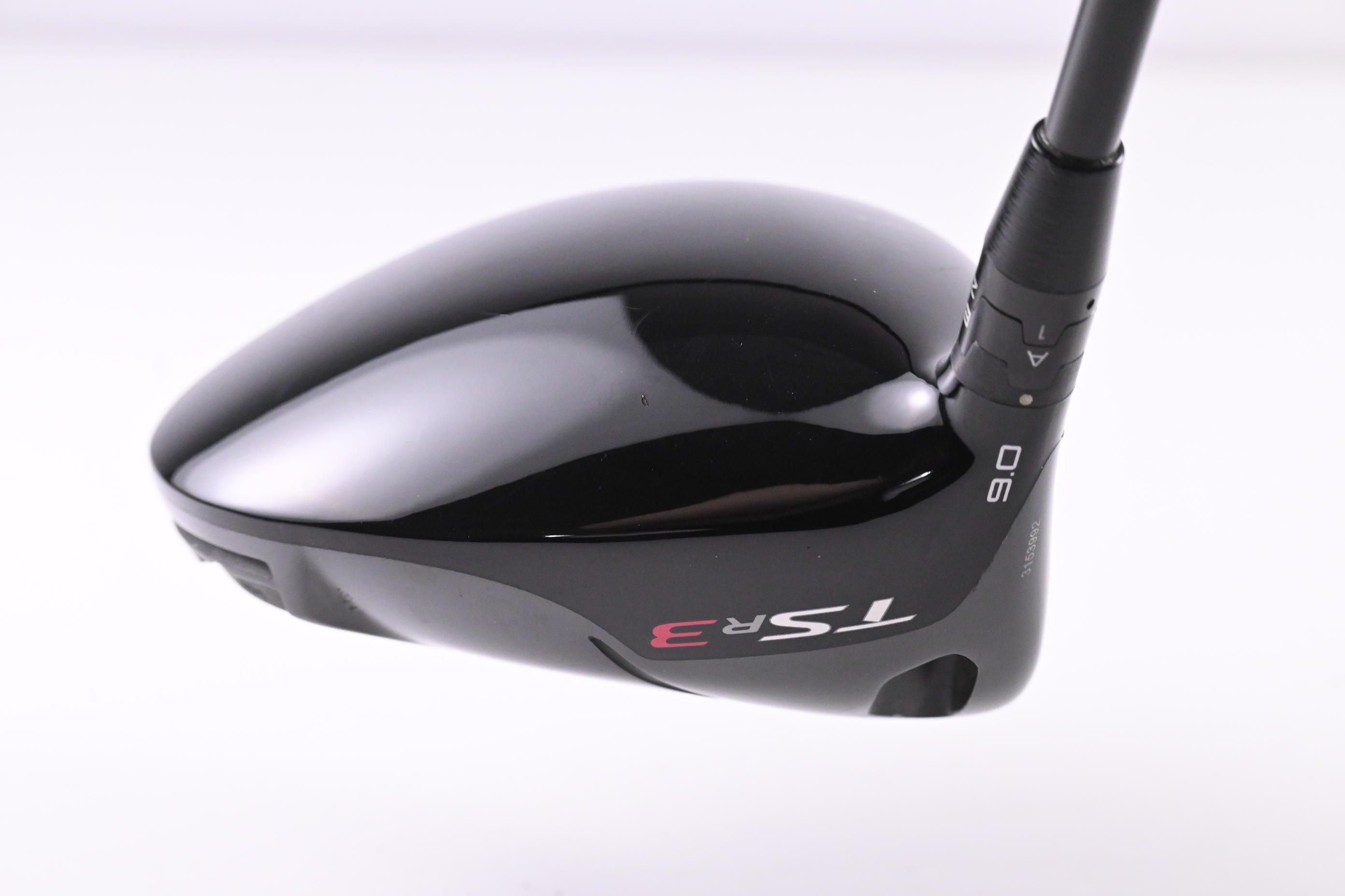 Left Hand Titleist TSR3 Driver / 9 Degree / X-Flex Tensei AV Raw White 65 Shaft