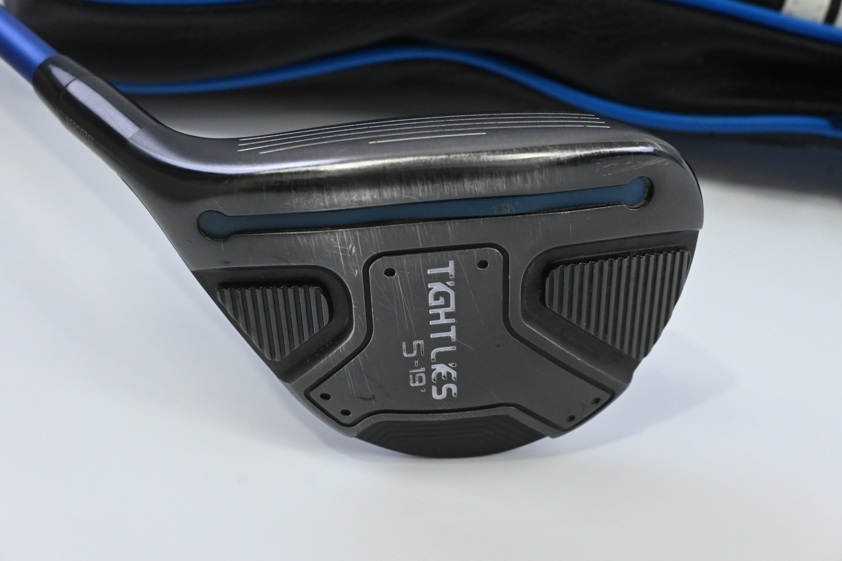 Left Hand Adams Tight Lies Ti #5 Wood / 19 Degree / Stiff Flex Kuro Kage Blue 60