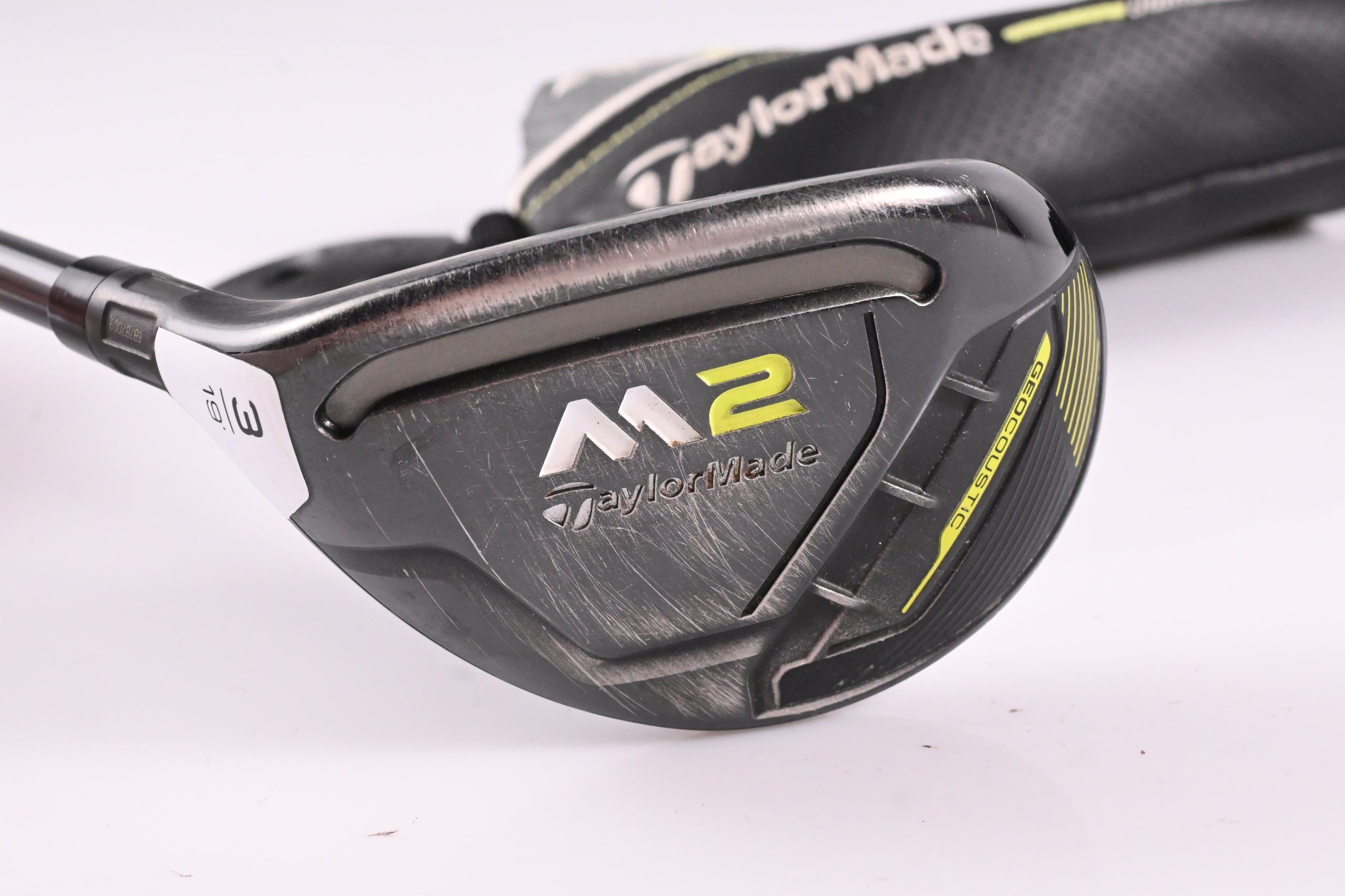Left Hand Taylormade M2 2017 #3 Hybrid / 19 Degree / Regular Flex REAX 65 Shaft