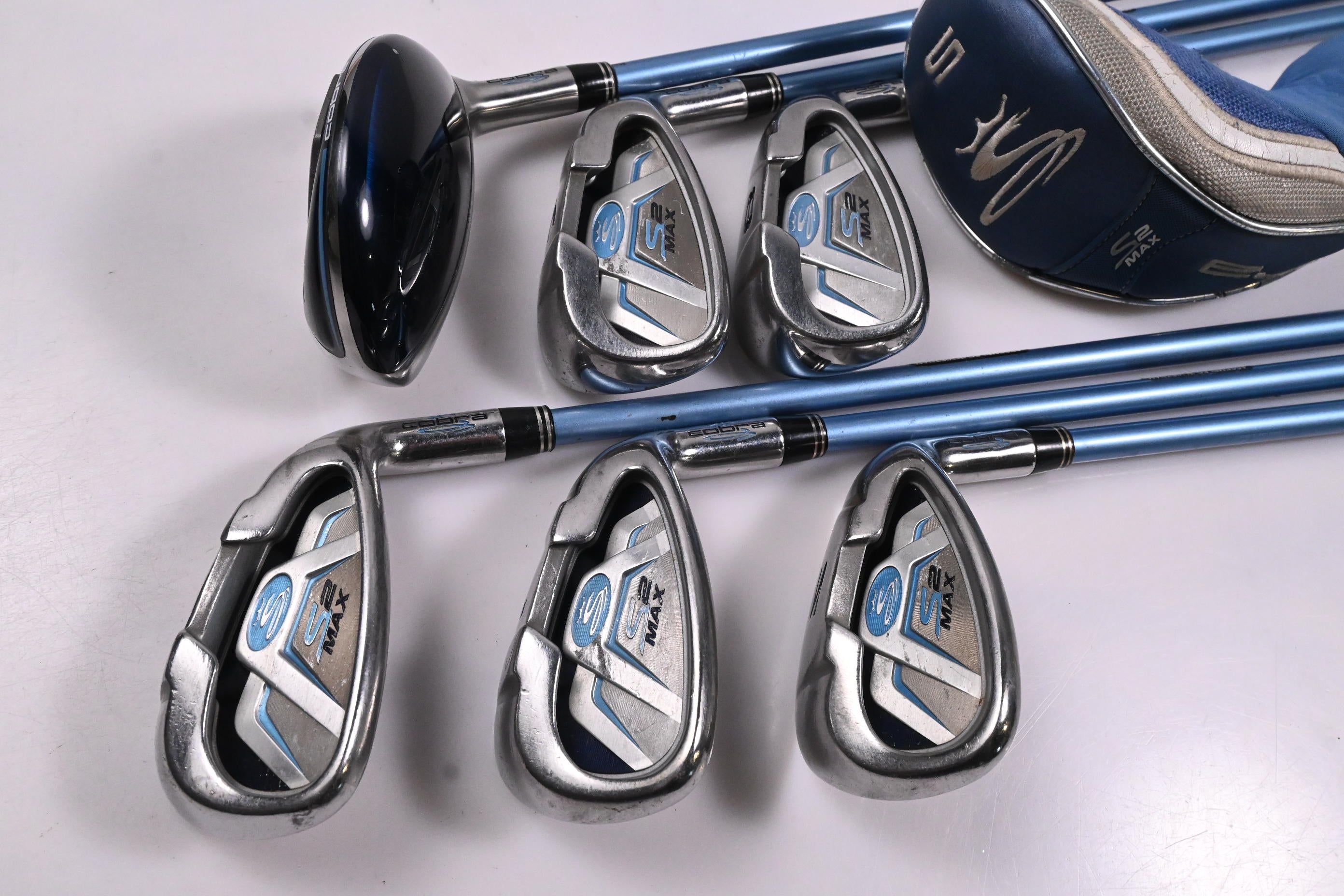 Ladies Cobra S2 Max Irons / 5H+7-PW+SW / Ladies Flex Aldila DVS 50 Shafts
