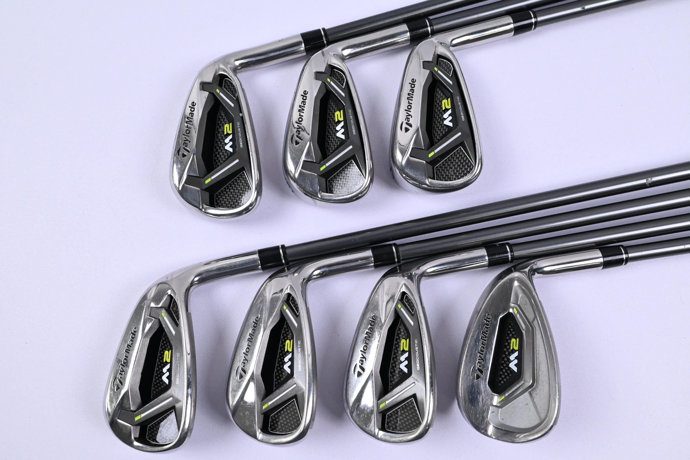 Taylormade M2 2017 Irons / 5-PW+SW / Regular Flex Taylormade M2 REAX 65 Shafts