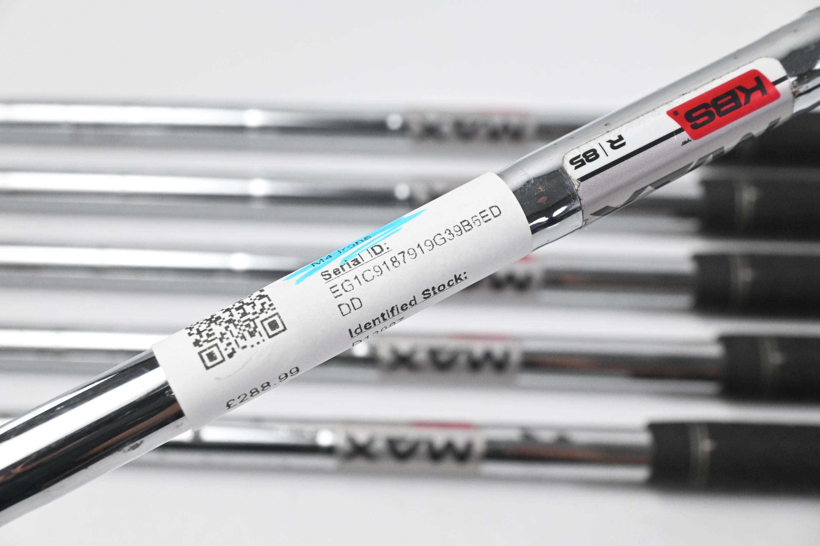 Taylormade M4 Irons / 5-PW / Regular Flex KBS MAX 85 Shafts
