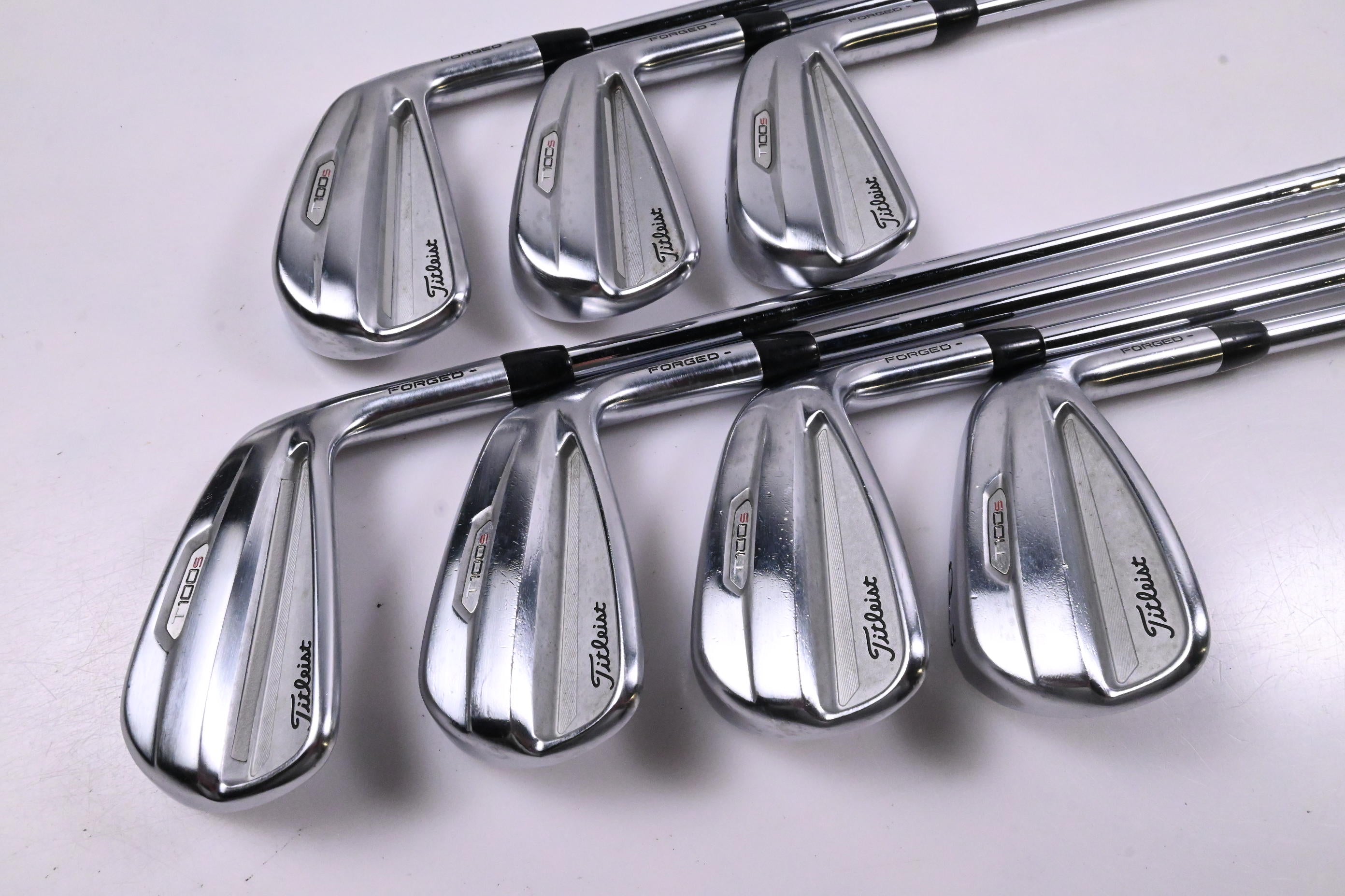 Titleist T100.S 2021 Irons / 4-PW / Stiff Flex True Temper AMT Black S300 Shafts