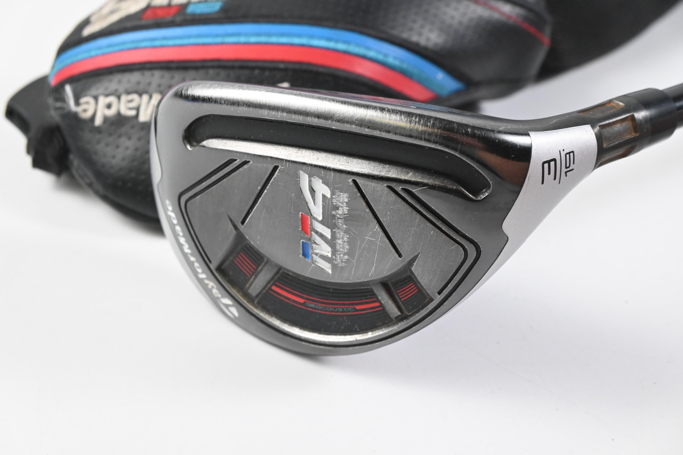 Taylormade M4 #3 Hybrid / 19 Degree / Stiff Flex Fujikura Atmos Red 7 Shaft