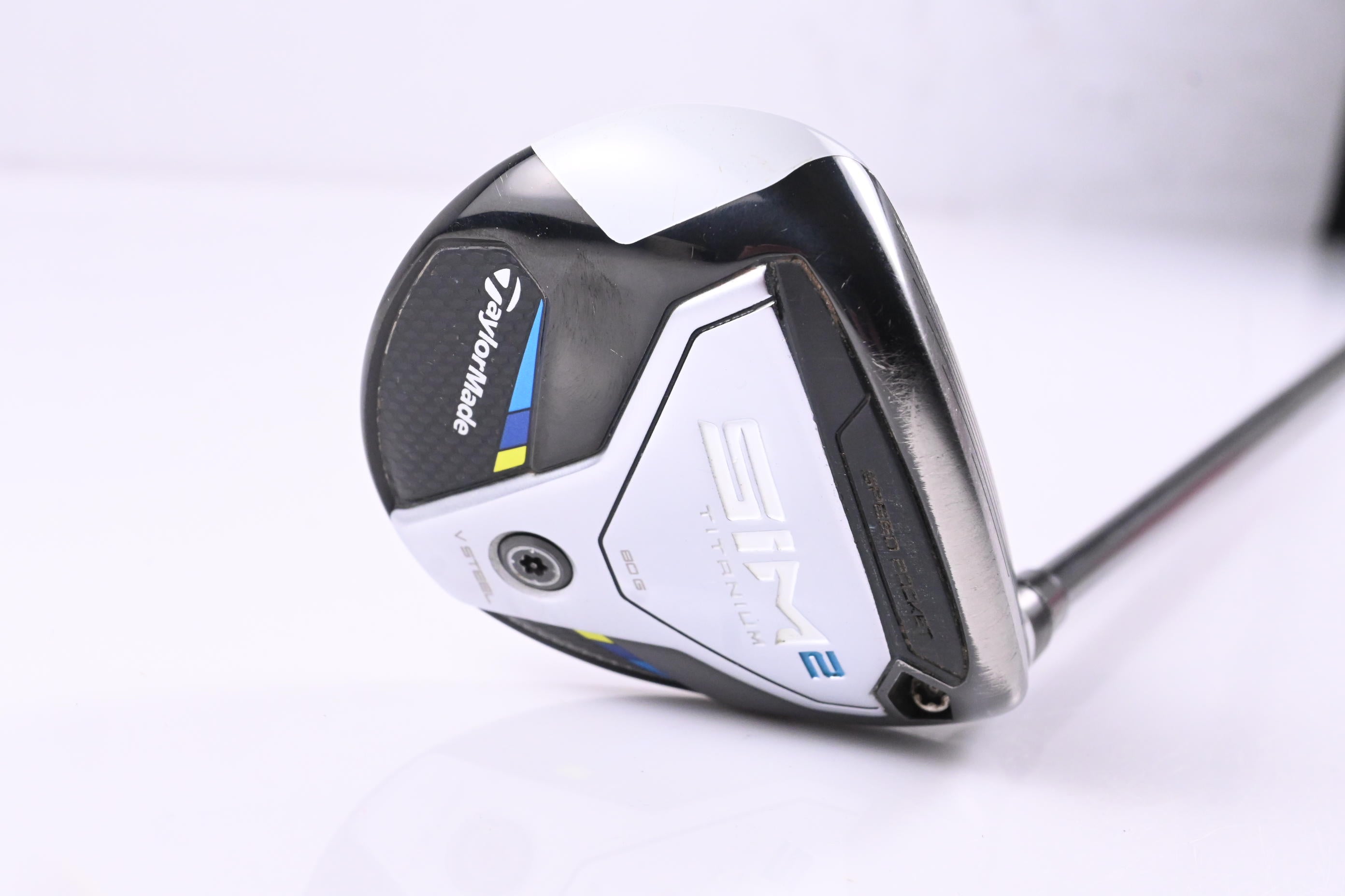 Taylormade SIM2 Ti #3 Wood / 15 Degree / Stiff Flex Tensei AV RAW Blue 65 Shaft