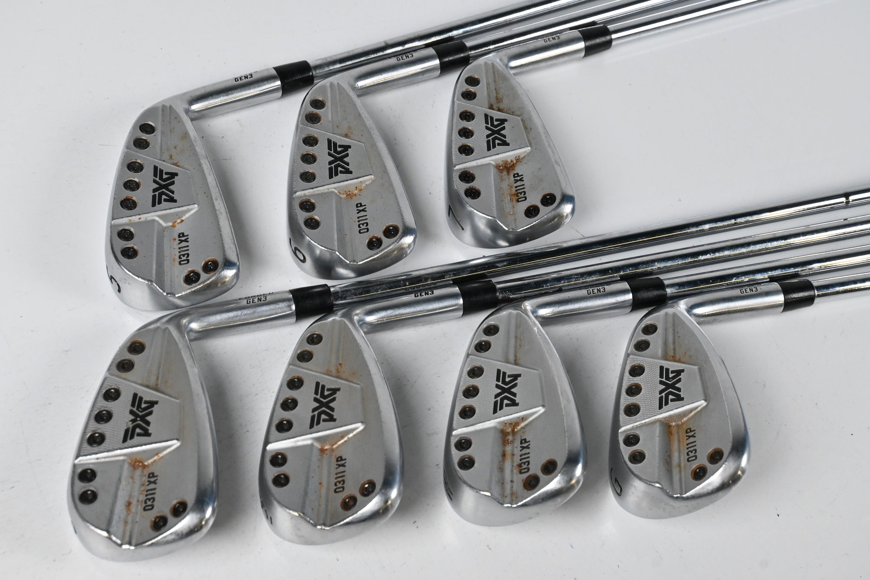 PXG 0311 XP Gen3 Irons / 5-PW+GW / Regular Flex Elevate VSS 95 Shafts